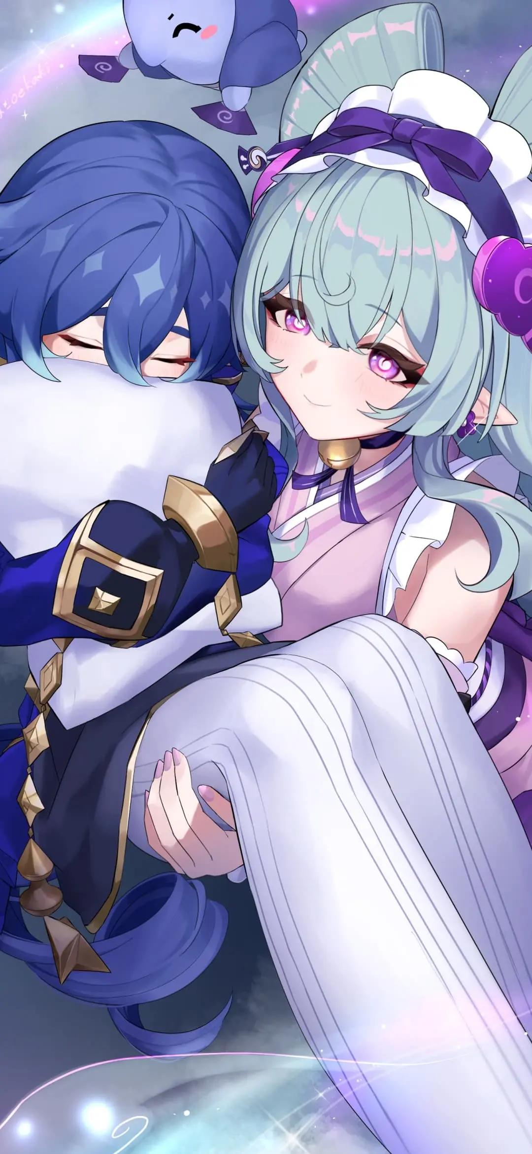 【动漫壁纸】星穹铁道 遐蝶 缇宝 NIKKE：胜利女神 爱丽丝 虚拟主播 常暗永远 蔚蓝档案 空崎ヒナ 插画美图推荐 手机壁纸-第6张