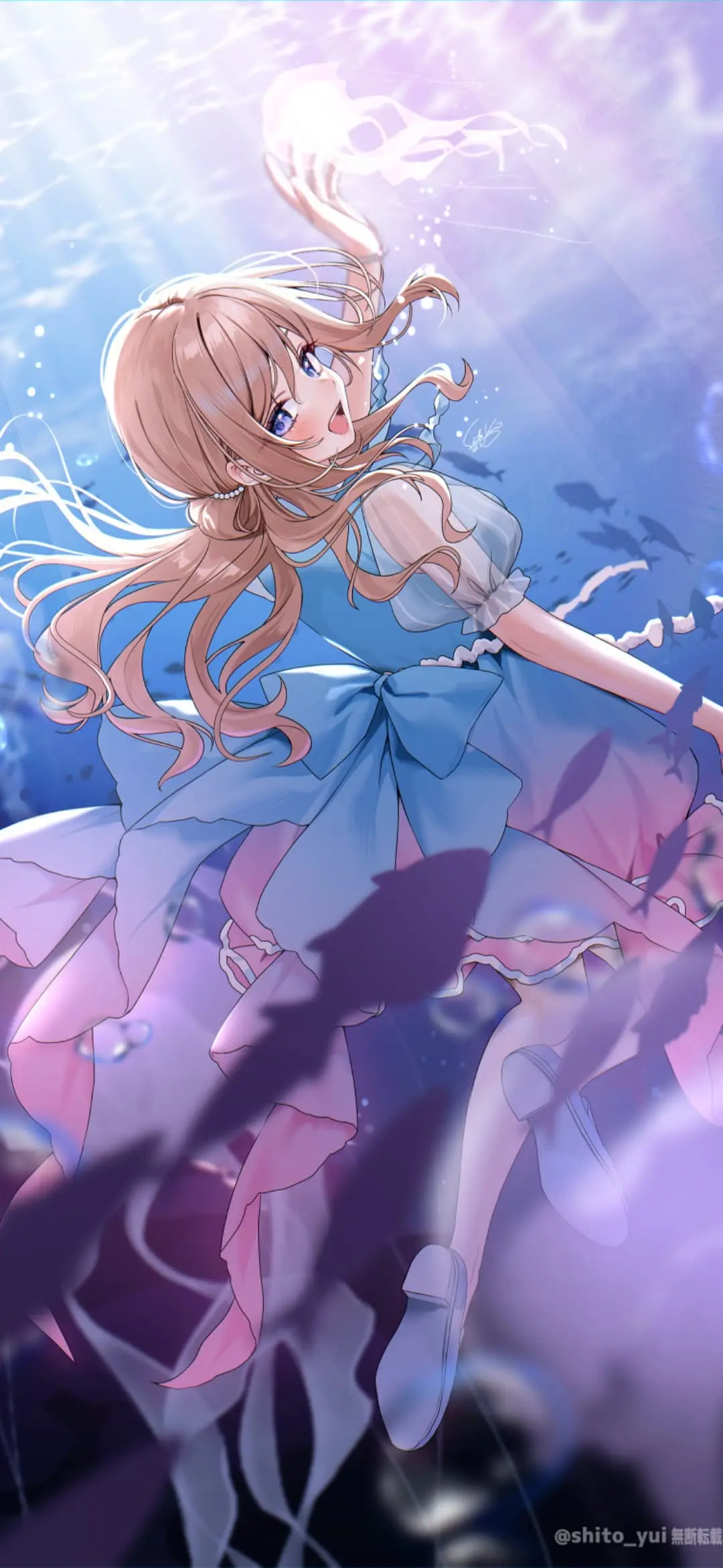 【动漫壁纸】蔚蓝档案 妃咲 小塗マキ 绝区零 玲 伊芙琳 东方Project 洩矢诹访子 初音未来 鸣潮 菲比 插画美图推荐 手机壁纸-第6张