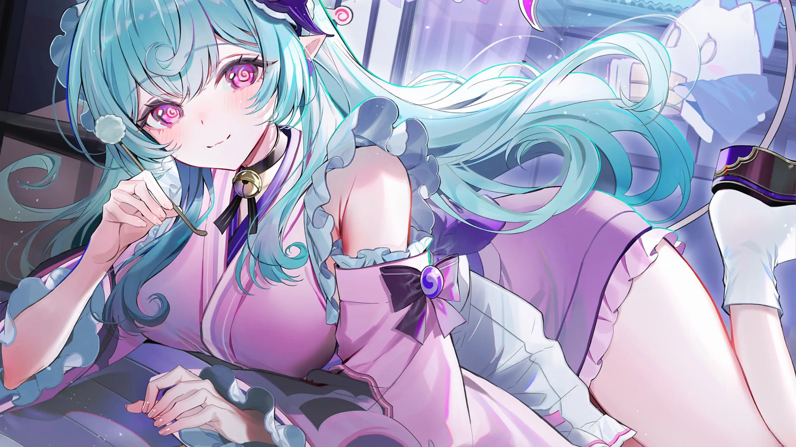 【动漫壁纸】蔚蓝档案 妃咲 小塗マキ 绝区零 玲 伊芙琳 东方Project 洩矢诹访子 初音未来 鸣潮 菲比 插画美图推荐 手机壁纸-第13张