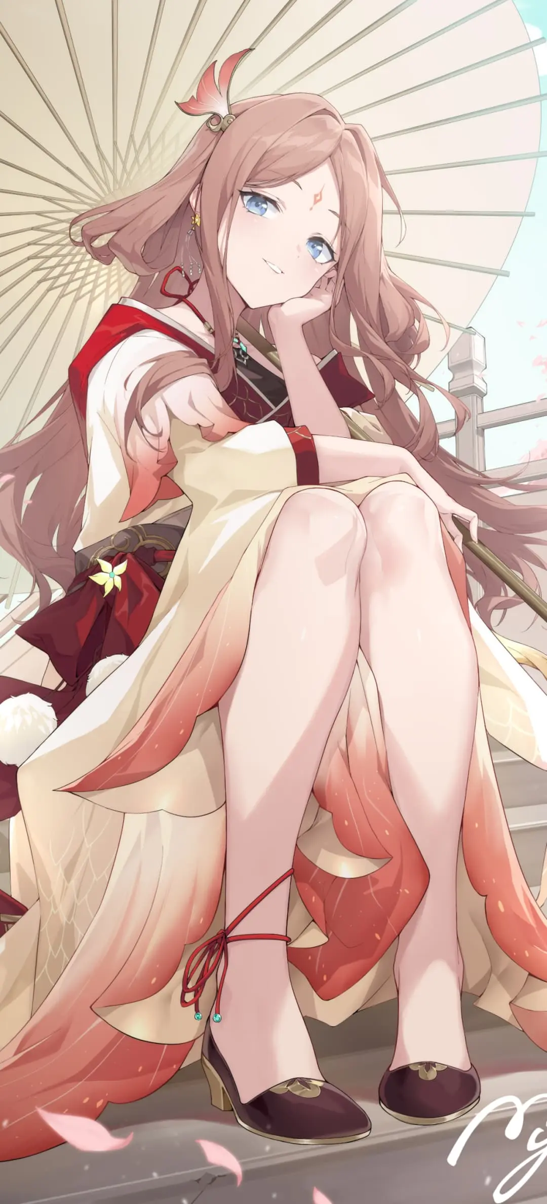 【动漫壁纸】星穹铁道 遐蝶 托帕 花火 蔚蓝档案 妃咲 绝区零 简杜 艾莲乔 插画美图推荐 手机壁纸-第4张