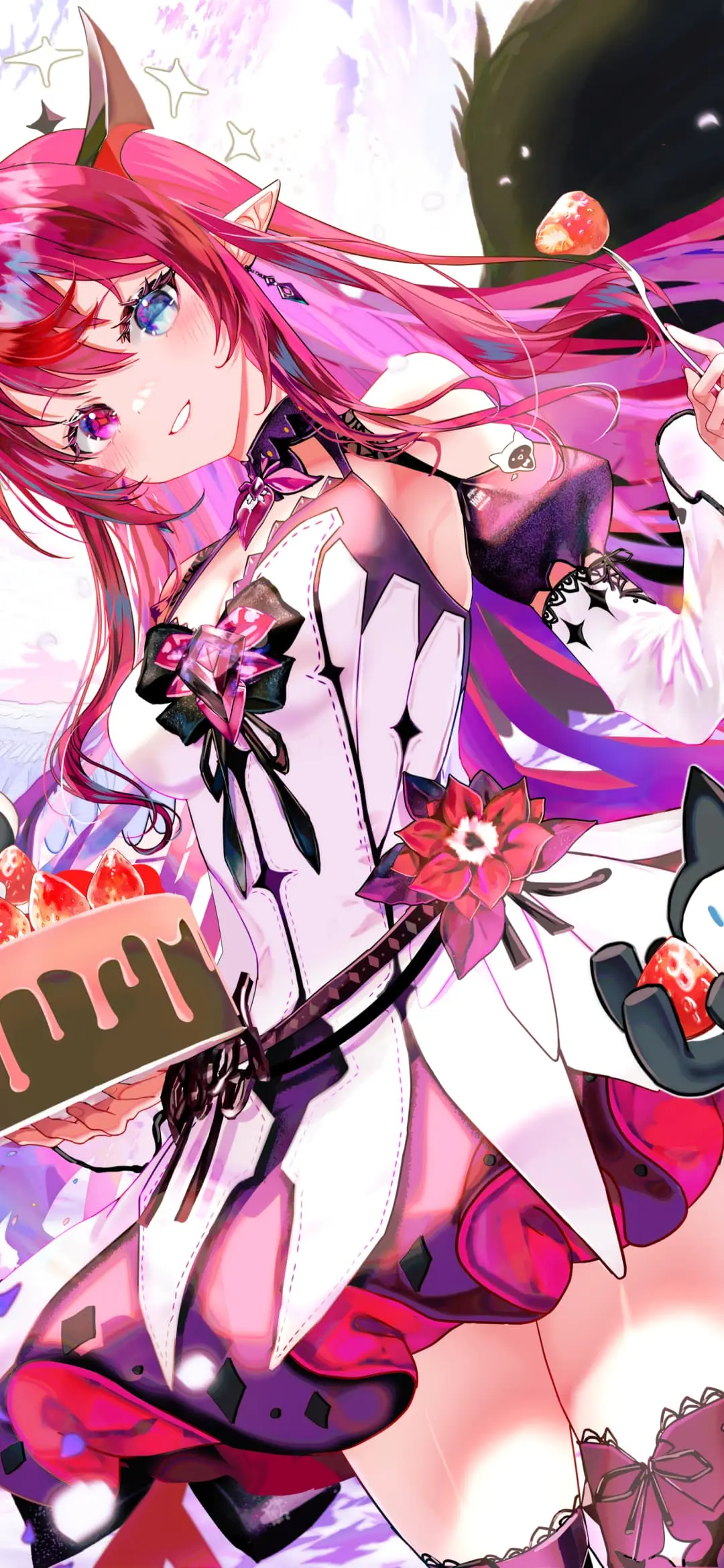 【动漫壁纸】莉可莉丝 千束×泷奈 初音未来 兽耳美少女 蔚蓝档案 笑面教授  调月莉音 原神 卡齐娜 玛拉妮 插画美图推荐 手机壁纸-第2张