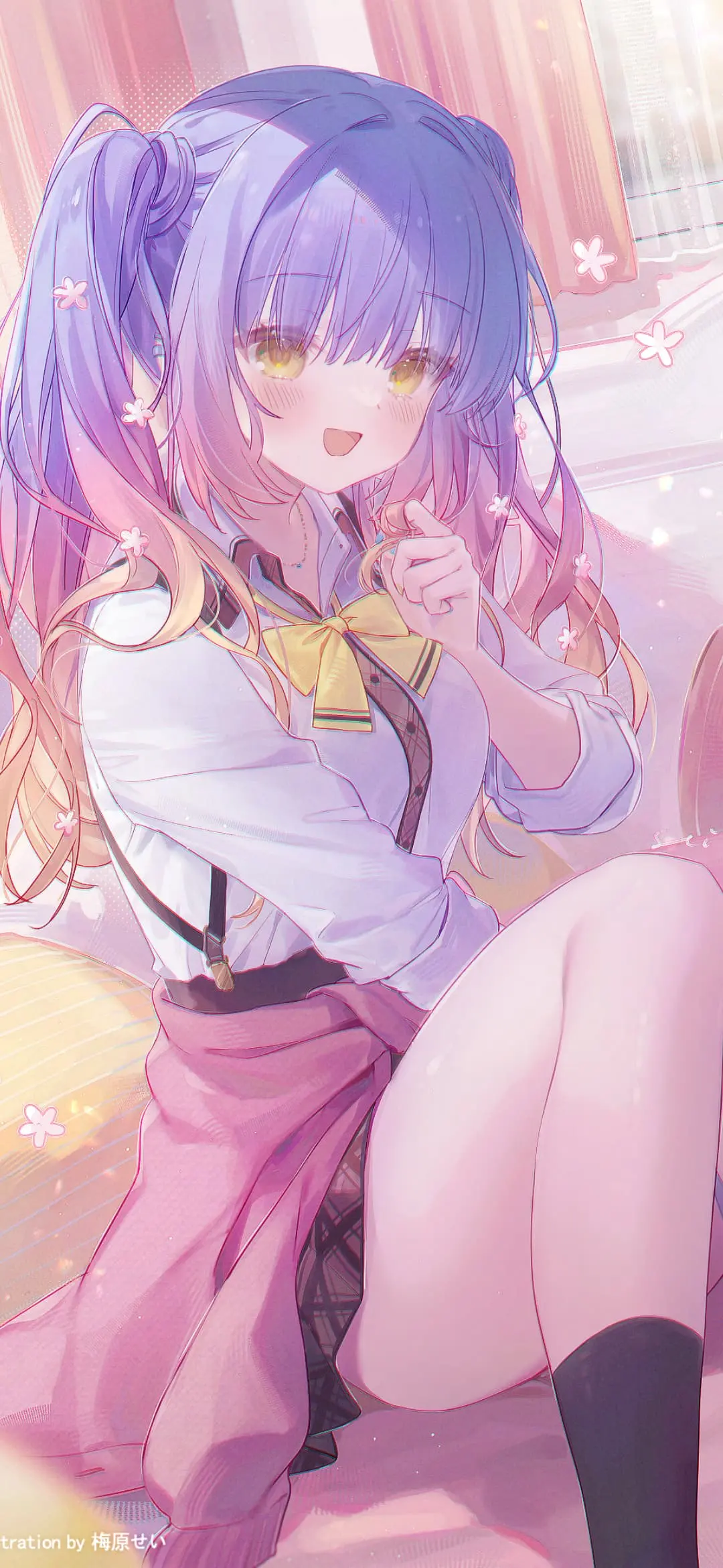 【动漫壁纸】莉可莉丝 千束×泷奈 初音未来 兽耳美少女 蔚蓝档案 笑面教授  调月莉音 原神 卡齐娜 玛拉妮 插画美图推荐 手机壁纸-第8张