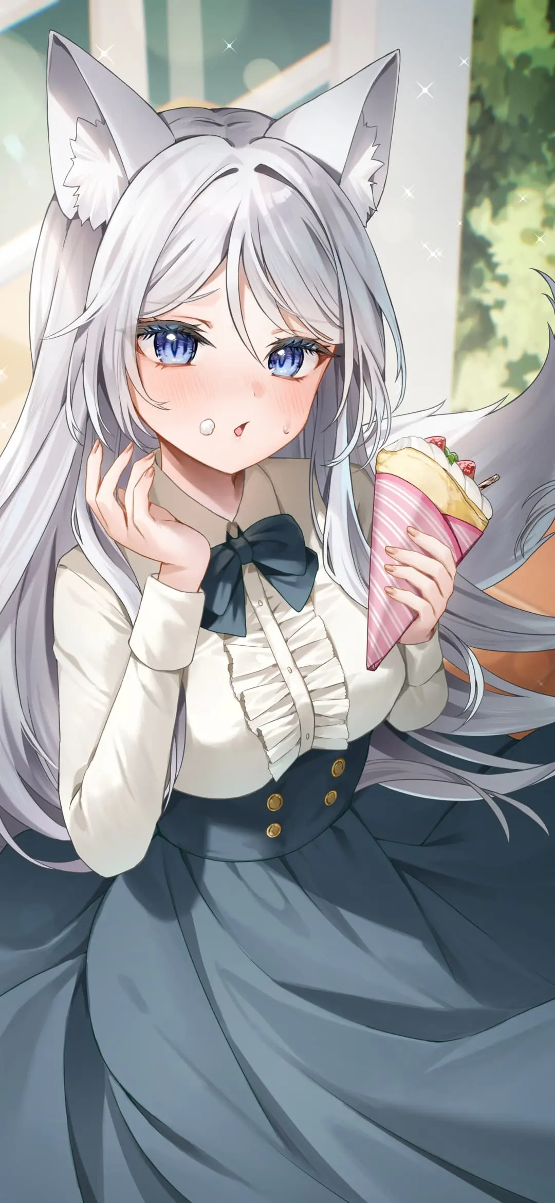 【动漫壁纸】莉可莉丝 千束×泷奈 初音未来 兽耳美少女 蔚蓝档案 笑面教授  调月莉音 原神 卡齐娜 玛拉妮 插画美图推荐 手机壁纸-第10张