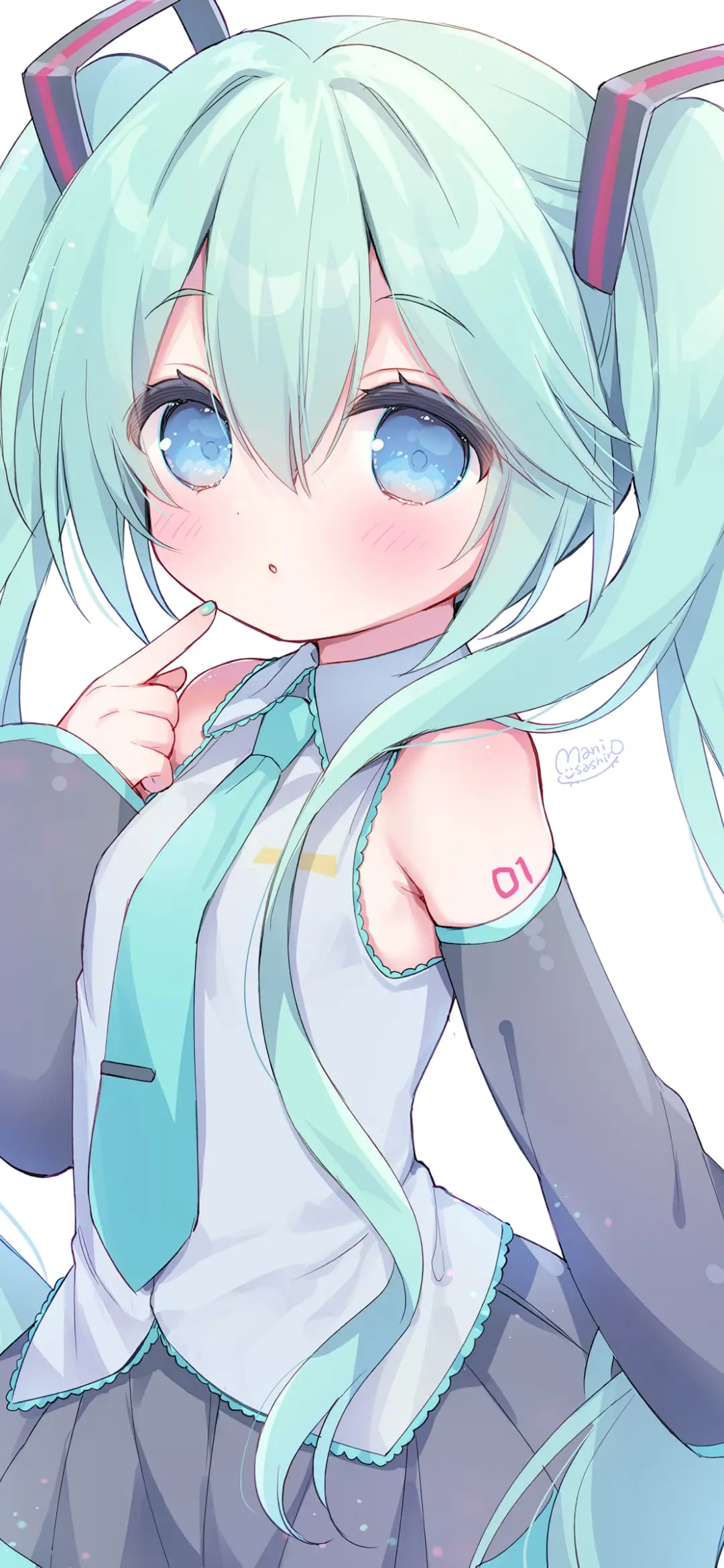 【动漫壁纸】莉可莉丝 千束×泷奈 初音未来 兽耳美少女 蔚蓝档案 笑面教授  调月莉音 原神 卡齐娜 玛拉妮 插画美图推荐-公众号小姨ai