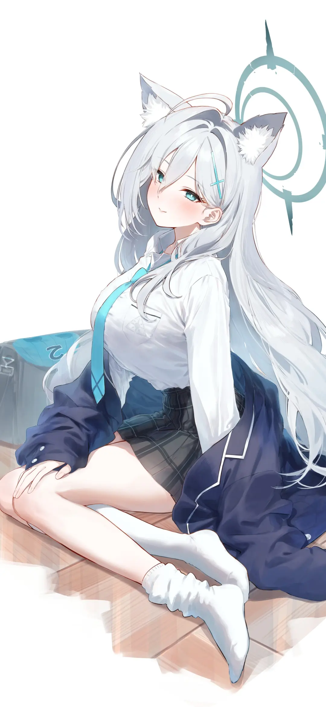 【动漫壁纸】明日方舟 爱布拉娜 蔚蓝档案 砂狼白子 初音未来 星穹铁道 流萤 绝区零 伊芙琳 插画美图推荐-公众号小姨ai