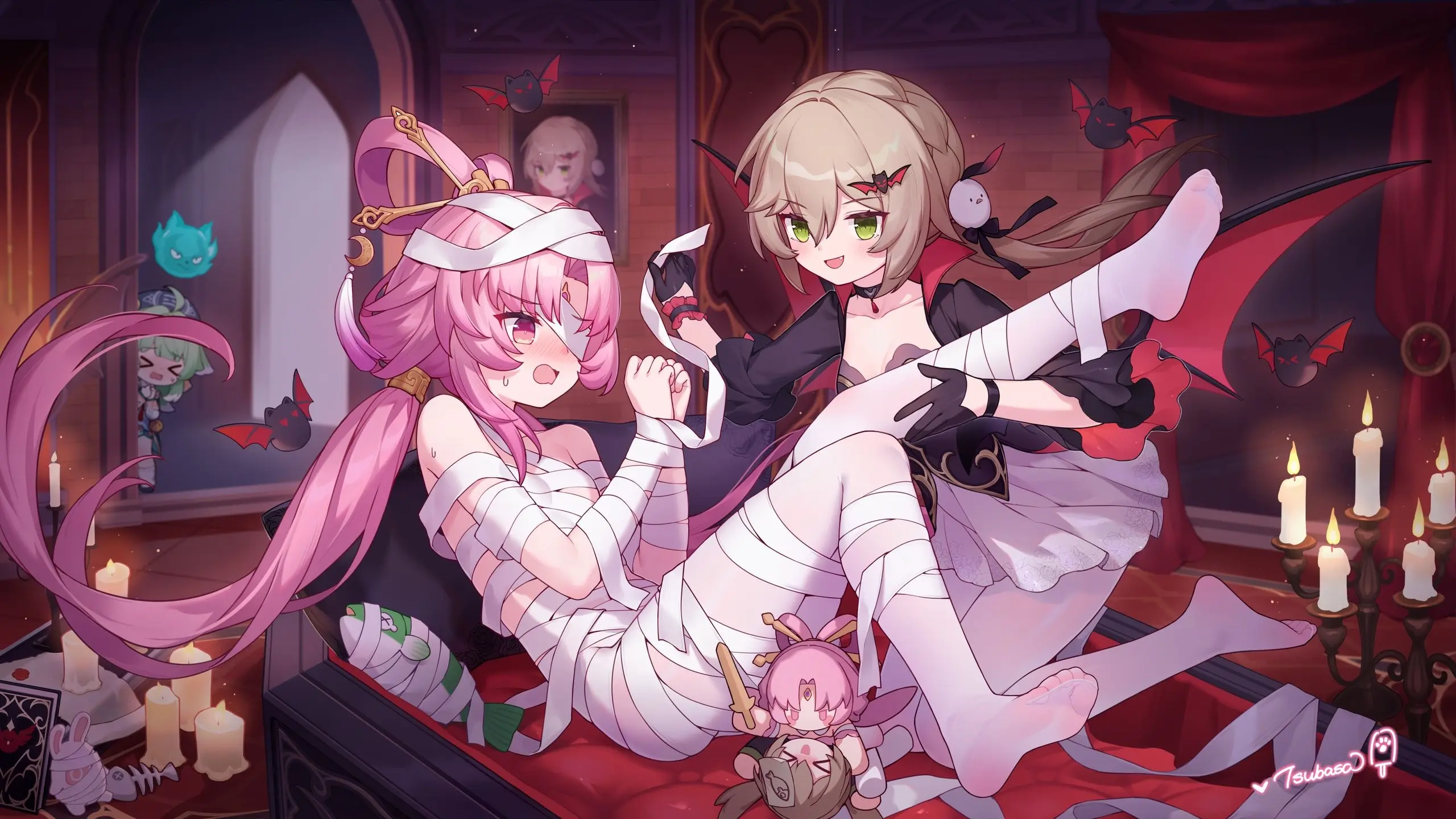 【动漫壁纸】明日方舟 爱布拉娜 蔚蓝档案 砂狼白子 初音未来 星穹铁道 流萤 绝区零 伊芙琳 插画美图推荐 壁纸-第11张