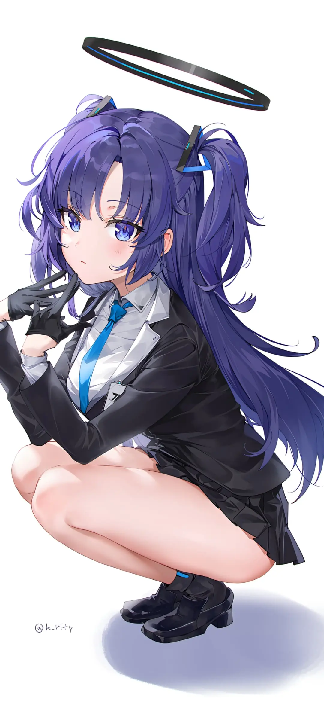 【动漫壁纸】蔚蓝档案  早濑优香 砂狼白子 孤独摇滚 小波奇 JK美少女 碧蓝档案 可畏 插画推荐 手机壁纸-第2张