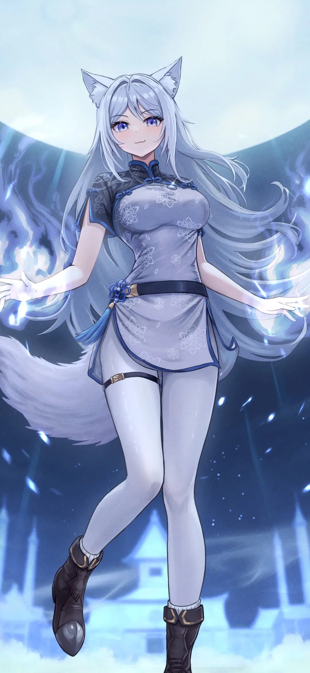 【动漫壁纸】初音未来 星穹铁道 流萤 遐蝶 蔚蓝档案 飞鸟马时 鸣潮 菲比 绝区零 艾莲乔 插画美图推荐 手机壁纸-第7张