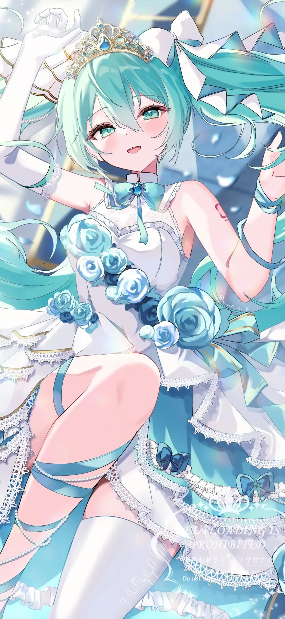 【动漫壁纸】初音未来 星穹铁道 流萤 遐蝶 蔚蓝档案 飞鸟马时 鸣潮 菲比 绝区零 艾莲乔 插画美图推荐 手机壁纸-第14张