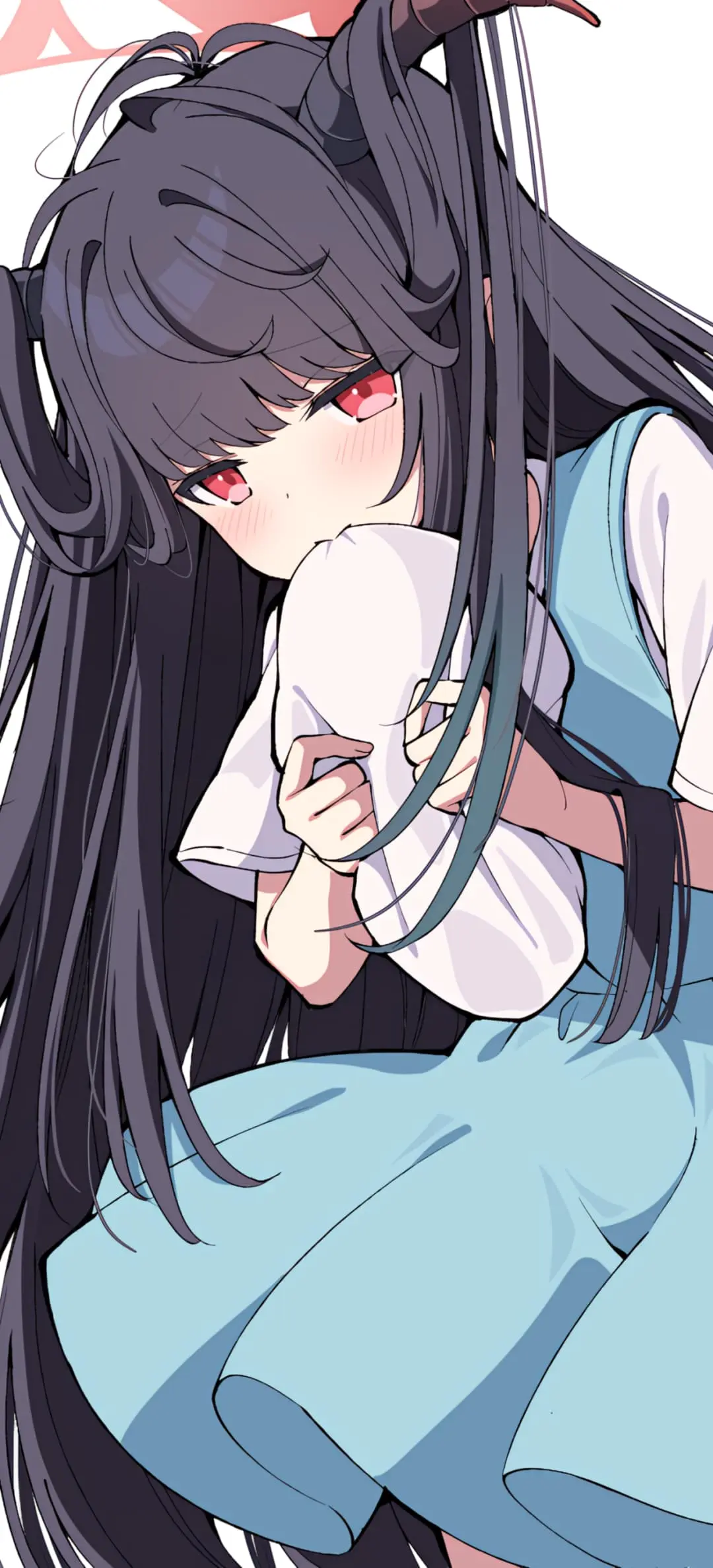 【手机壁纸】白毛兽耳 葬送的芙莉莲 EVA 明日香 如果你不能完全属于我的话，那我宁可什么也不要 手机壁纸-第3张