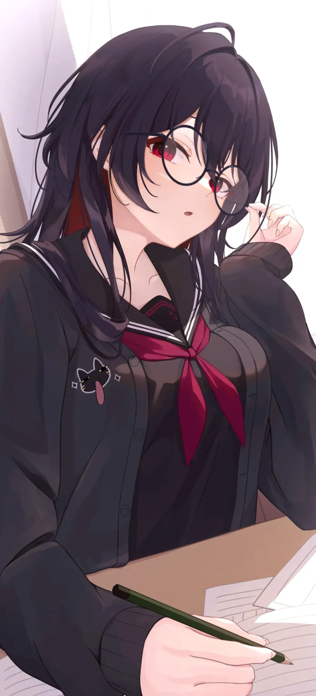 【手机壁纸】白毛兽耳 葬送的芙莉莲 EVA 明日香 如果你不能完全属于我的话，那我宁可什么也不要 手机壁纸-第10张