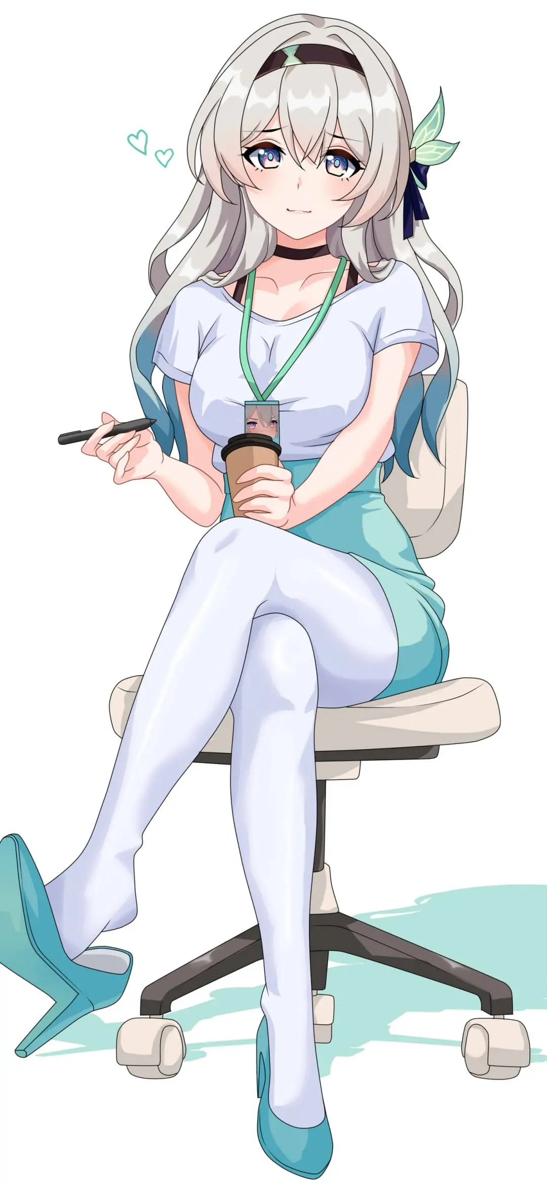 【动漫美图】蔚蓝档案 圣园弥香 浦和花子 时雨忧 EVA 明日香  星穹铁道 流萤 明日方舟 弑君者 插画壁纸推荐 手机壁纸-第8张