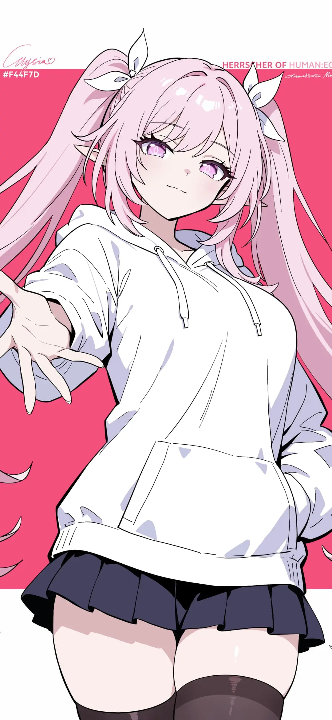 【动漫壁纸】原神 梦见月瑞希 瓦雷莎 绝区零 伊芙琳 崩坏3 爱莉希雅 Miku 白毛兽耳 插画推荐 壁纸-第8张