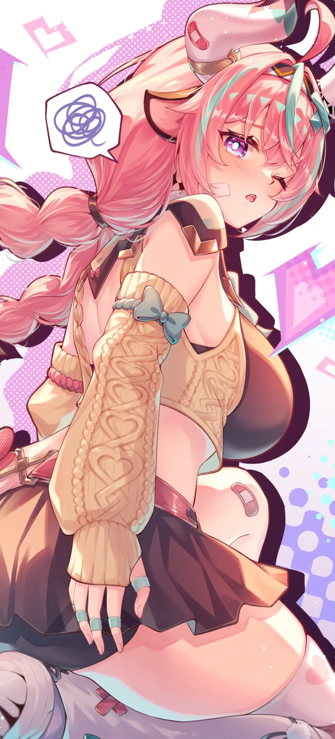 【动漫壁纸】原神 雷电将军 瓦雷莎 蔚蓝档案 砂狼白子 JK少女 绝区零 艾莲乔 星见雅 插画美图推荐 壁纸-第10张