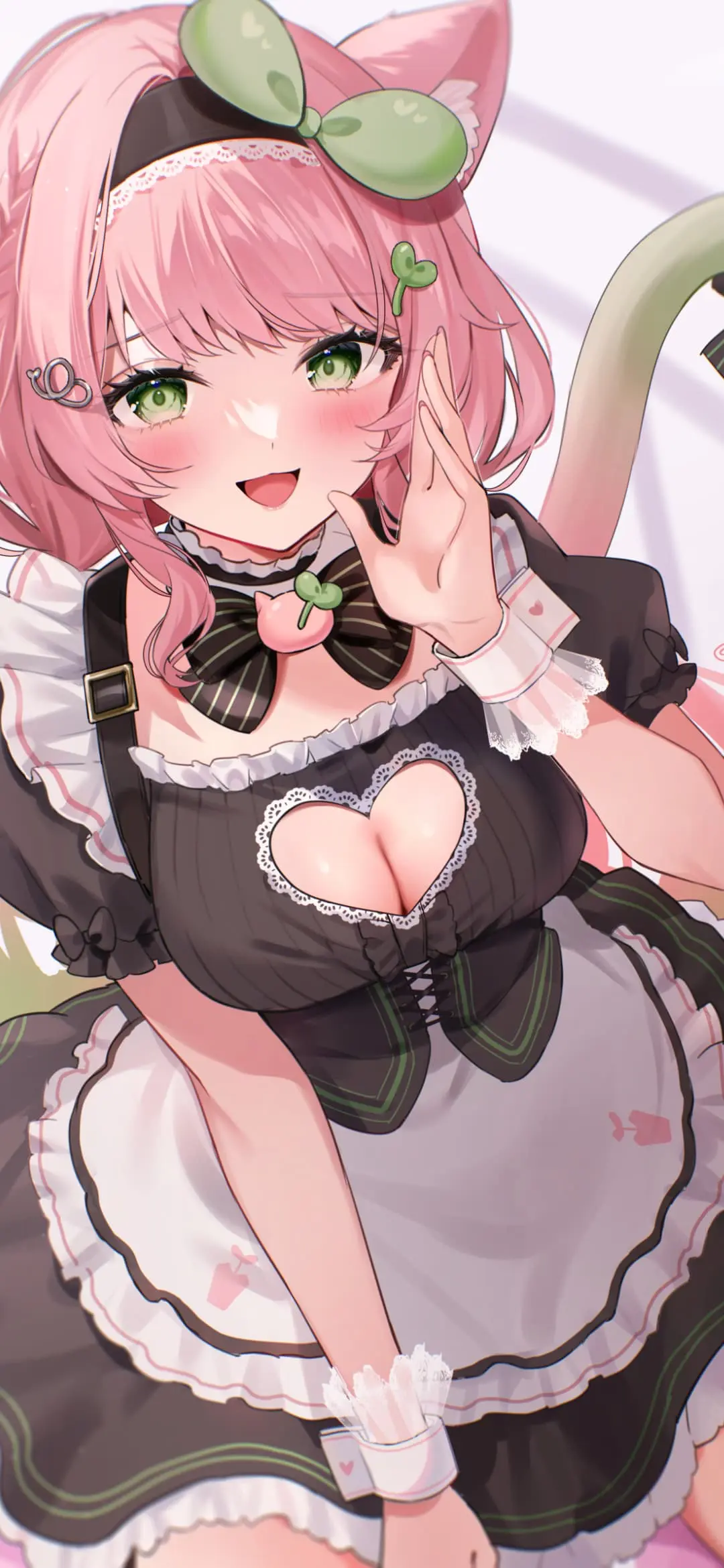 【动漫壁纸】蔚蓝档案 飞鸟马时 伊落マリー 兽耳粉毛女仆 Miku  星穹铁道 风堇 雪花菈米 插画美图推荐 手机壁纸-第7张
