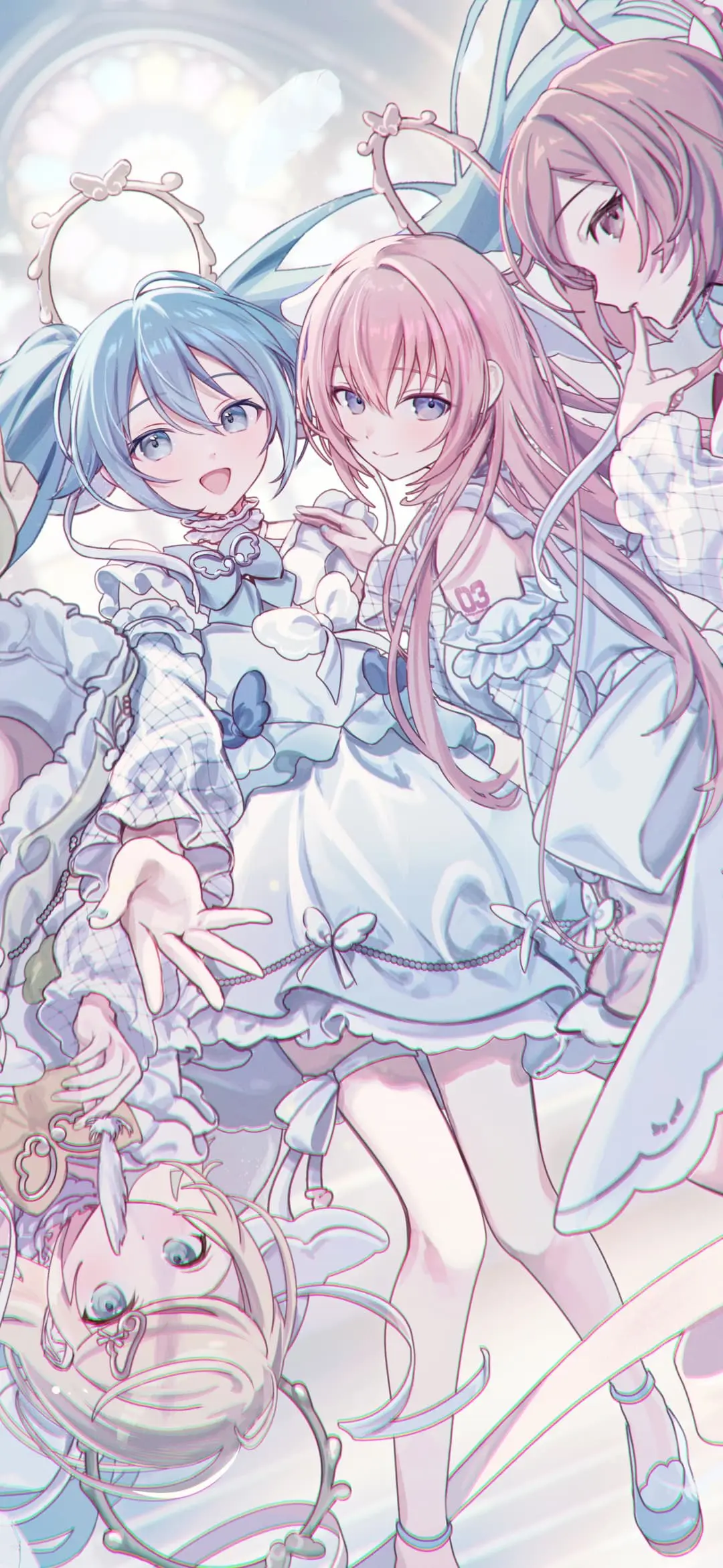 【动漫壁纸】蔚蓝档案 飞鸟马时 伊落マリー 兽耳粉毛女仆 Miku  星穹铁道 风堇 雪花菈米 插画美图推荐 手机壁纸-第8张