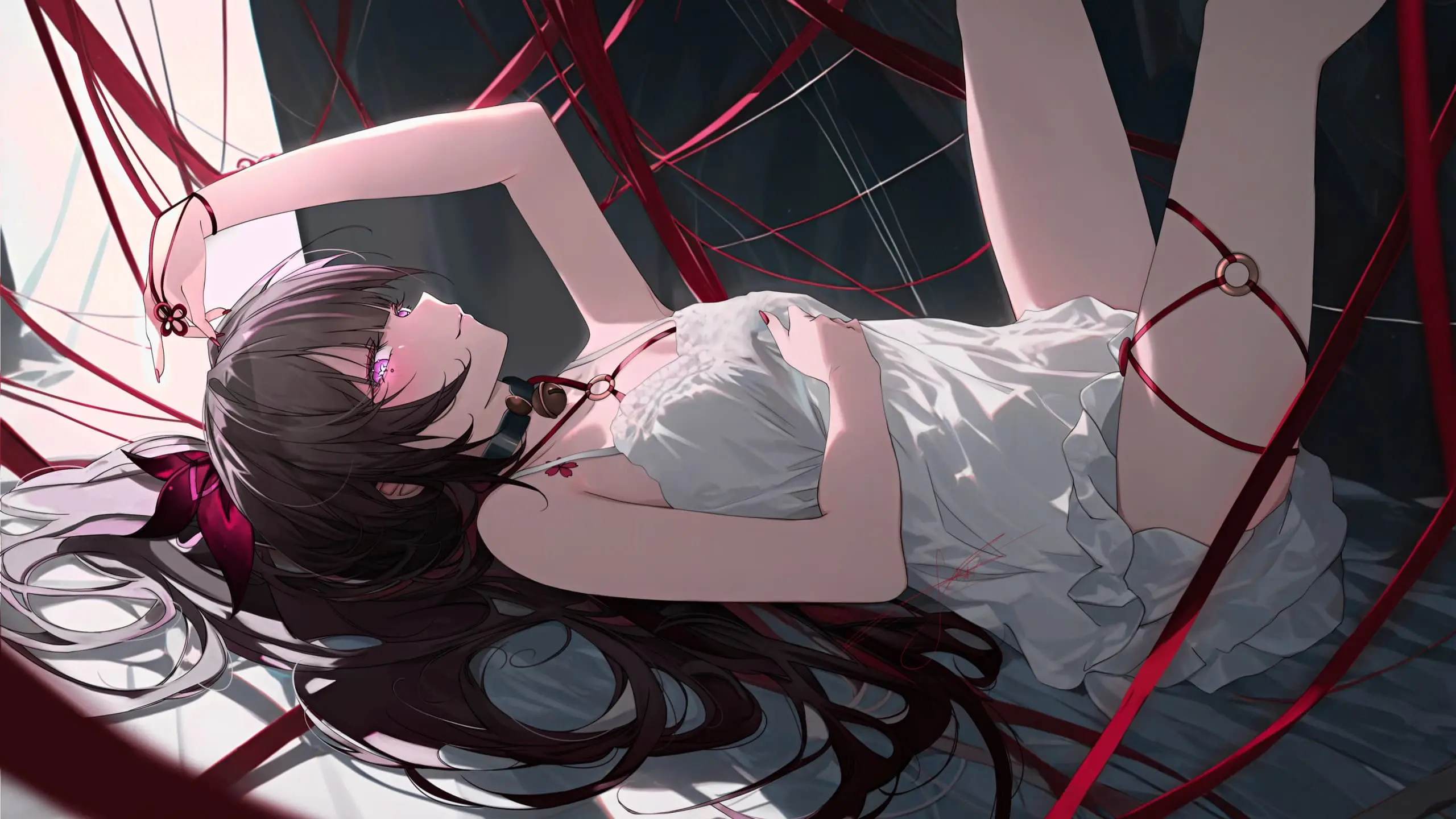 【动漫壁纸】绝区零 艾莲乔 耀嘉音 女仆美少女  星穹铁道 卡夫卡 花火 原神 胡桃 插画美图推荐 壁纸-第14张