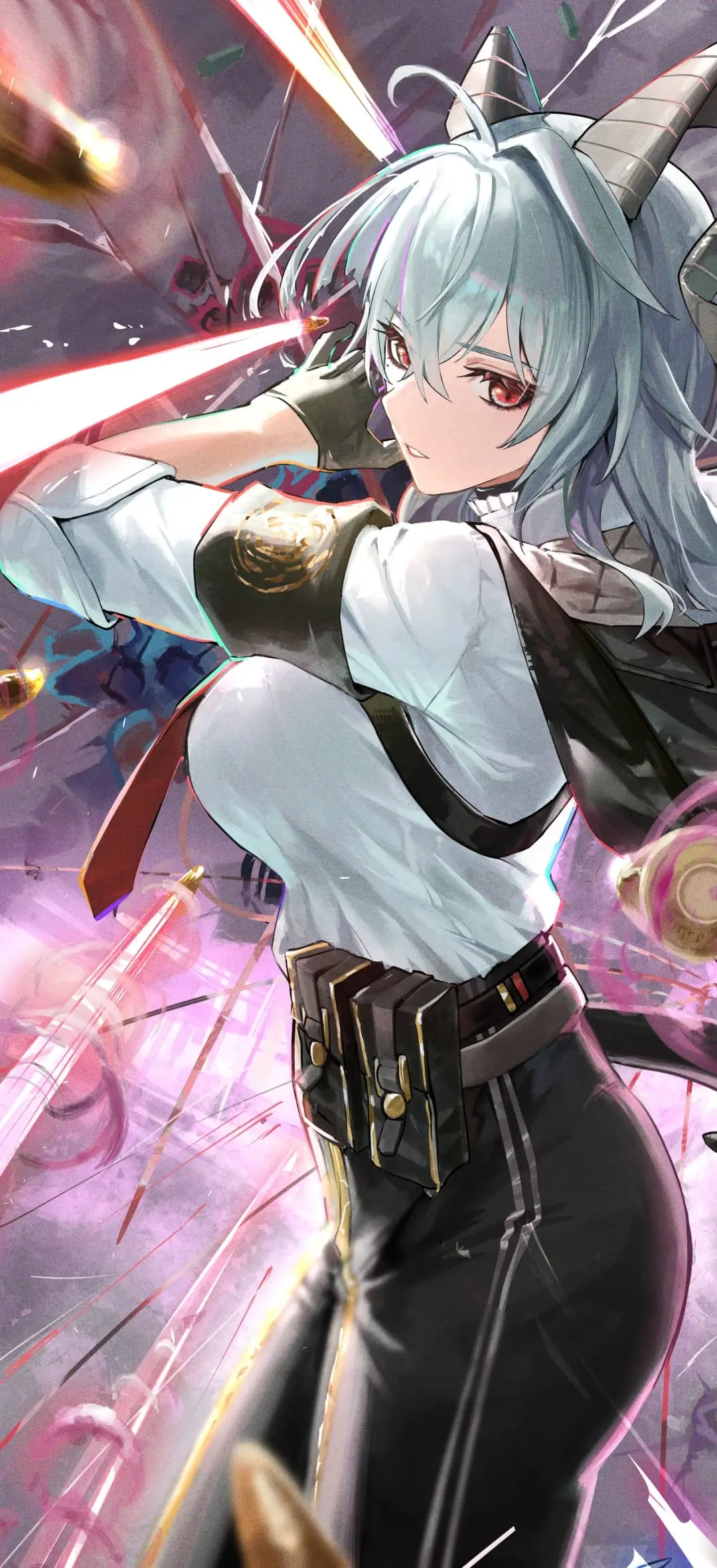 【 动漫壁纸】明日方舟 Mon3tr 蔚蓝档案 浅黄ムツキ 星穹铁道 黑塔 流萤 孤独摇滚 小波奇 鸣潮 椿 菲比 插画美图推荐 手机壁纸-第5张
