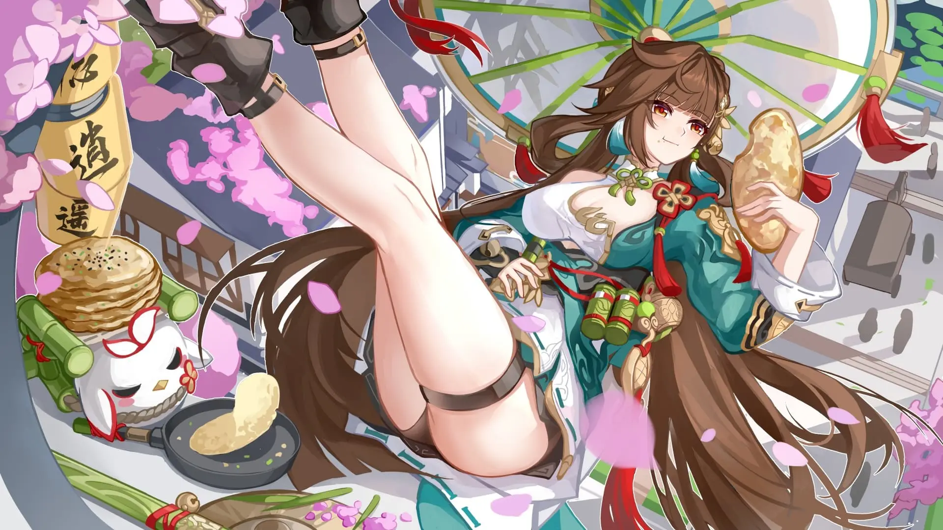 【 动漫壁纸】明日方舟 Mon3tr 蔚蓝档案 浅黄ムツキ 星穹铁道 黑塔 流萤 孤独摇滚 小波奇 鸣潮 椿 菲比 插画美图推荐 手机壁纸-第9张