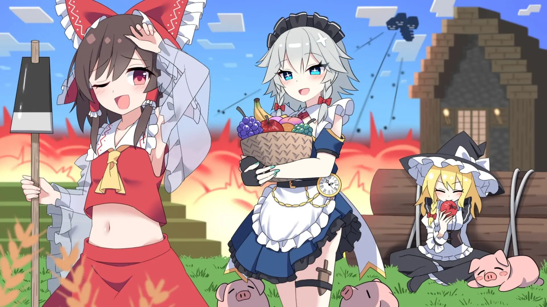 【 动漫壁纸】明日方舟 Mon3tr 蔚蓝档案 浅黄ムツキ 星穹铁道 黑塔 流萤 孤独摇滚 小波奇 鸣潮 椿 菲比 插画美图推荐 手机壁纸-第10张