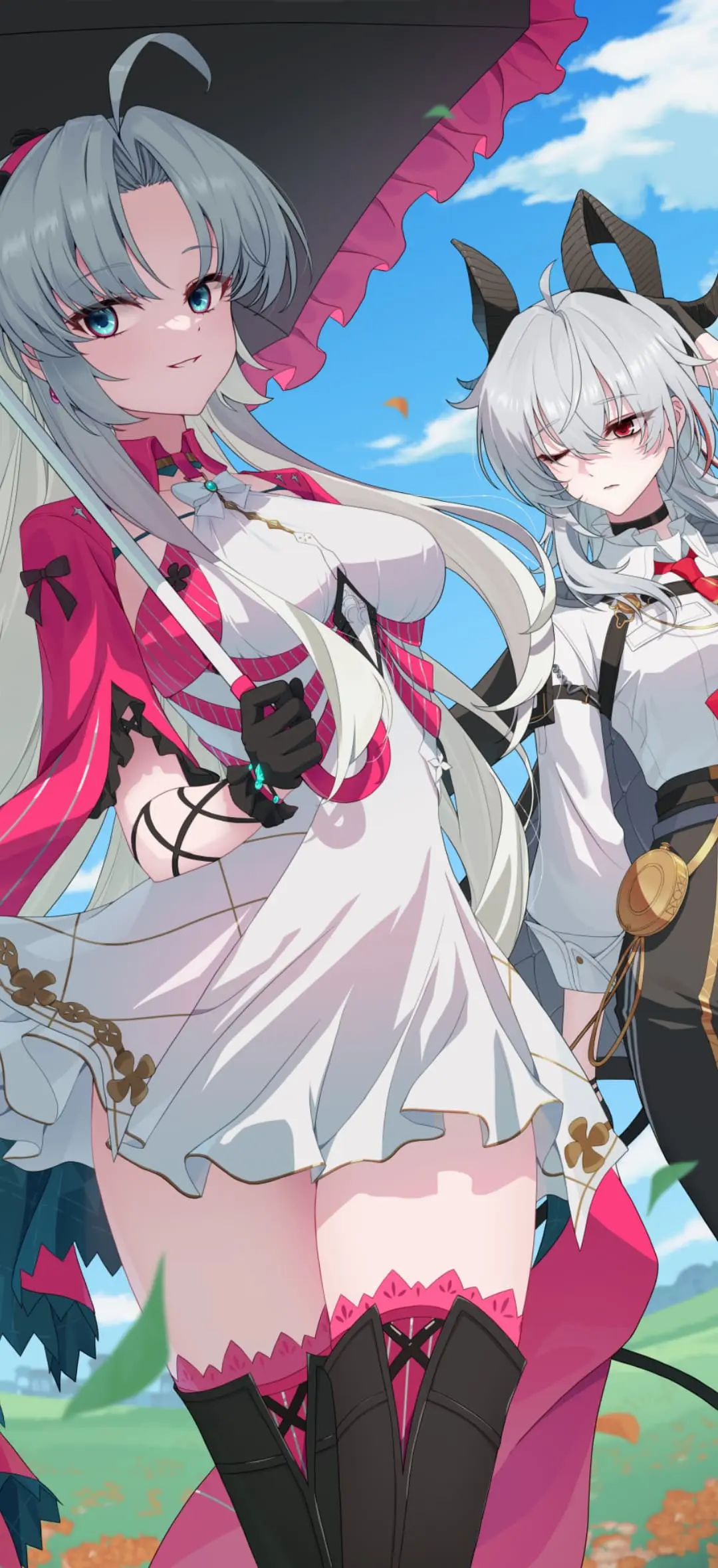 【动漫壁纸】鸣潮 菲比 芙露德莉斯 明日方舟 Mon3tr 原神 双马尾小胡桃 葬送的芙莉莲 插画美图推荐 壁纸-第3张