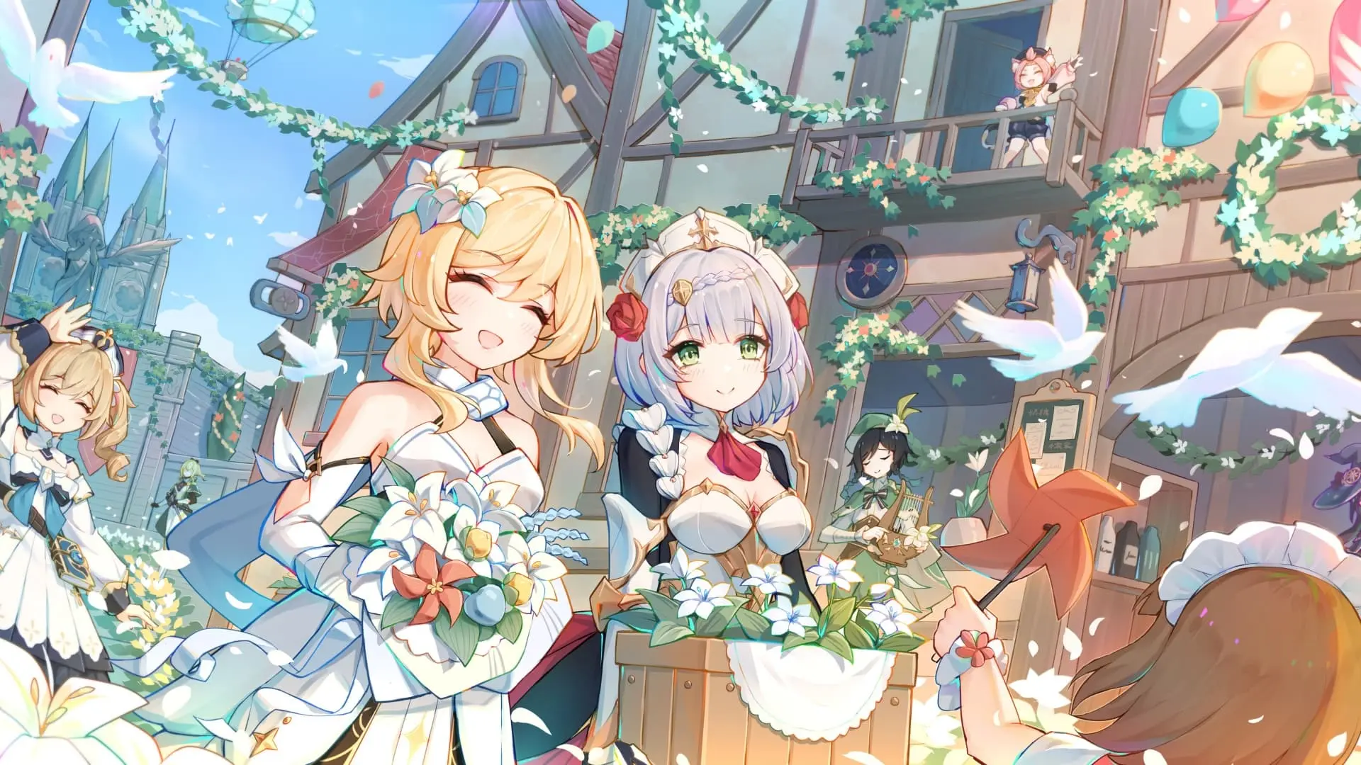【动漫壁纸】原神 瓦蕾莎 荧 诺艾尔 星穹铁道 遐蝶 Miku 蔚蓝档案 妃咲 虚拟主播 软软·阿比斯加德 插画美图推荐 平板手机电脑壁纸 手机壁纸-第17张