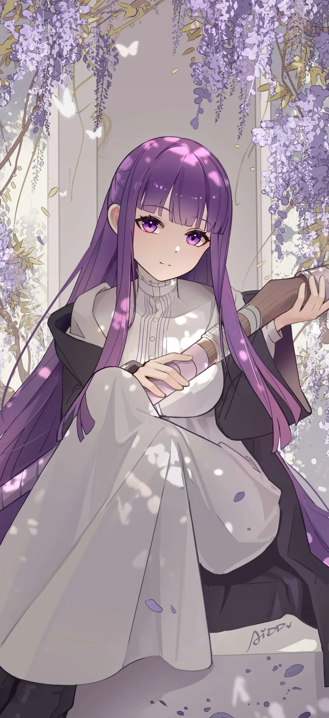 【动漫壁纸】葬送的芙莉莲 菲伦 芙莉莲 蔚蓝档案 调月莉音 圣园未花 鸣潮 卡提希娅 椿 星穹铁道 知更鸟 插画推荐 手机壁纸-第13张