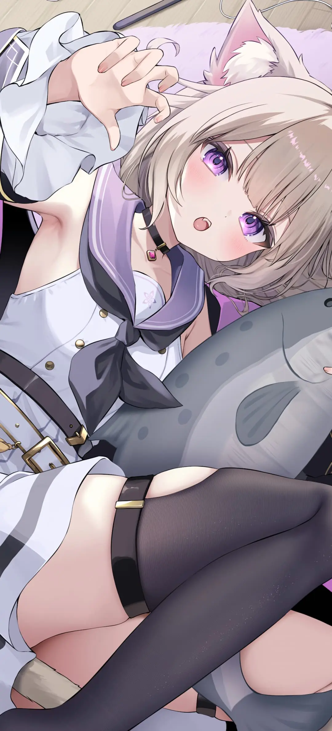 【动漫壁纸】初音未来 兽耳美少女 原神 小胡桃 少女前线:云图计划 牧濑红莉栖 插画推荐 手机壁纸-第6张