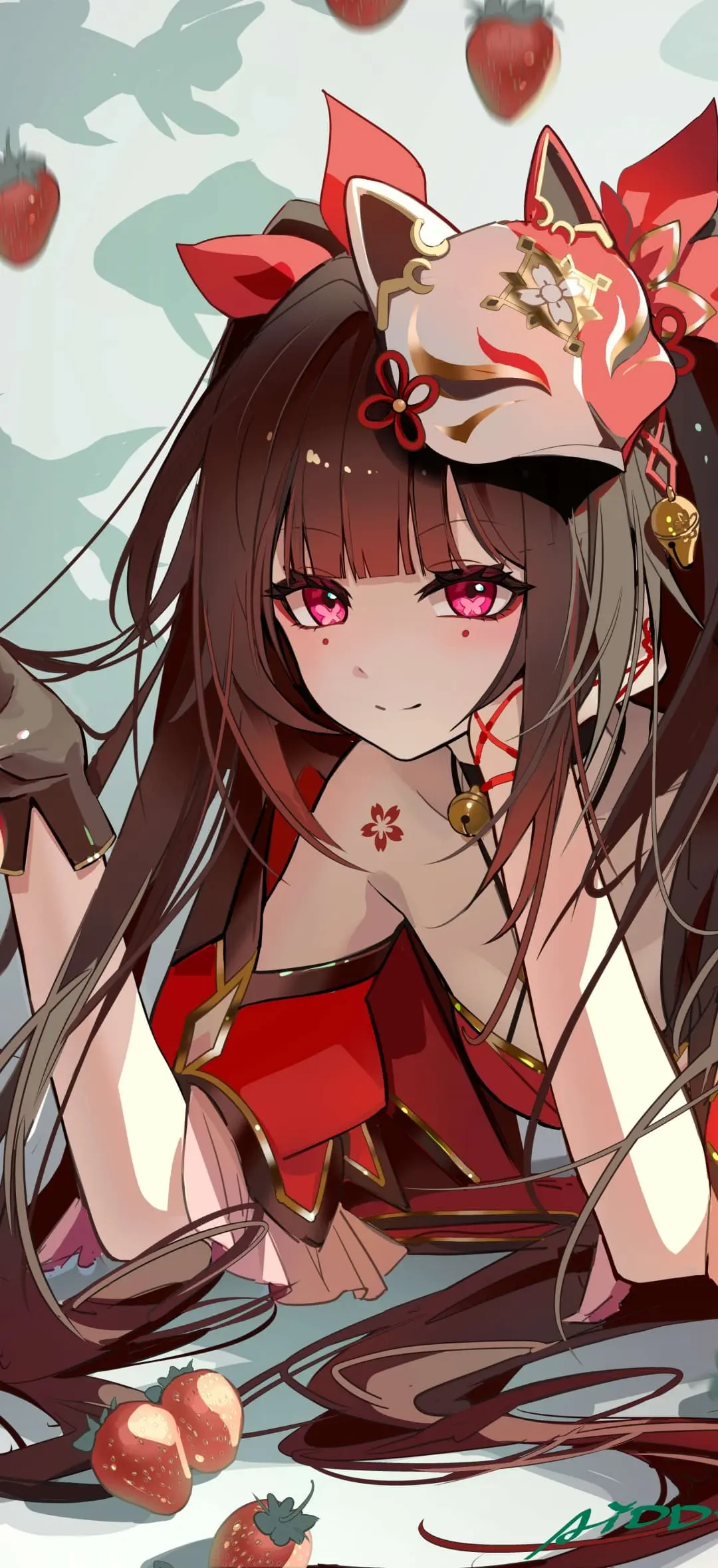 【动漫壁纸】星穹铁道 花火 鸣潮 长离 原神 梦见月瑞希 小胡桃 虚拟主播 猫又小粥 樱巫女 兽耳美少女 插画美图推荐 壁纸-第7张