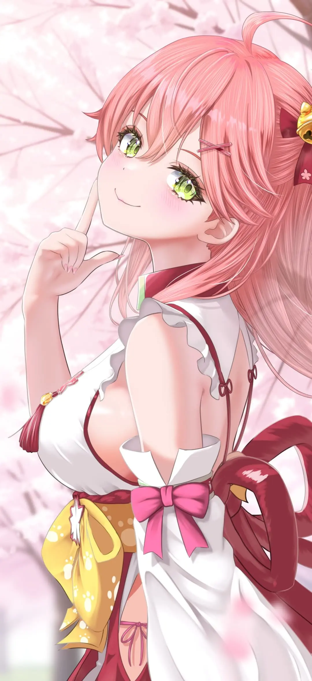 【动漫壁纸】星穹铁道 花火 鸣潮 长离 原神 梦见月瑞希 小胡桃 虚拟主播 猫又小粥 樱巫女 兽耳美少女 插画美图推荐 壁纸-第12张