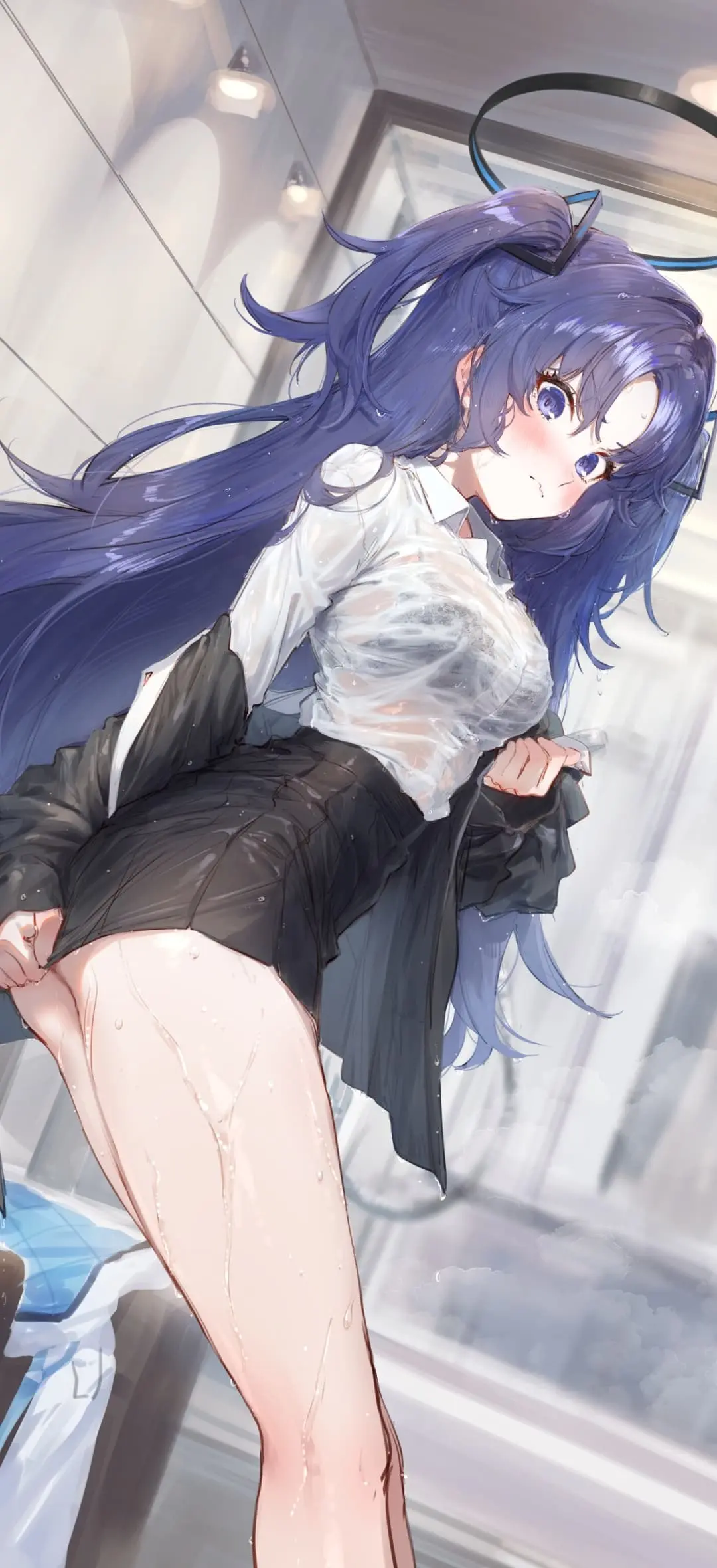 【动漫壁纸】绝区零 伊芙琳 银发女仆 初音未来 星穹铁道 流萤 遐蝶 蔚蓝档案 早濑优香 教室趴在课桌上的女高 插画美图推荐 壁纸-第4张