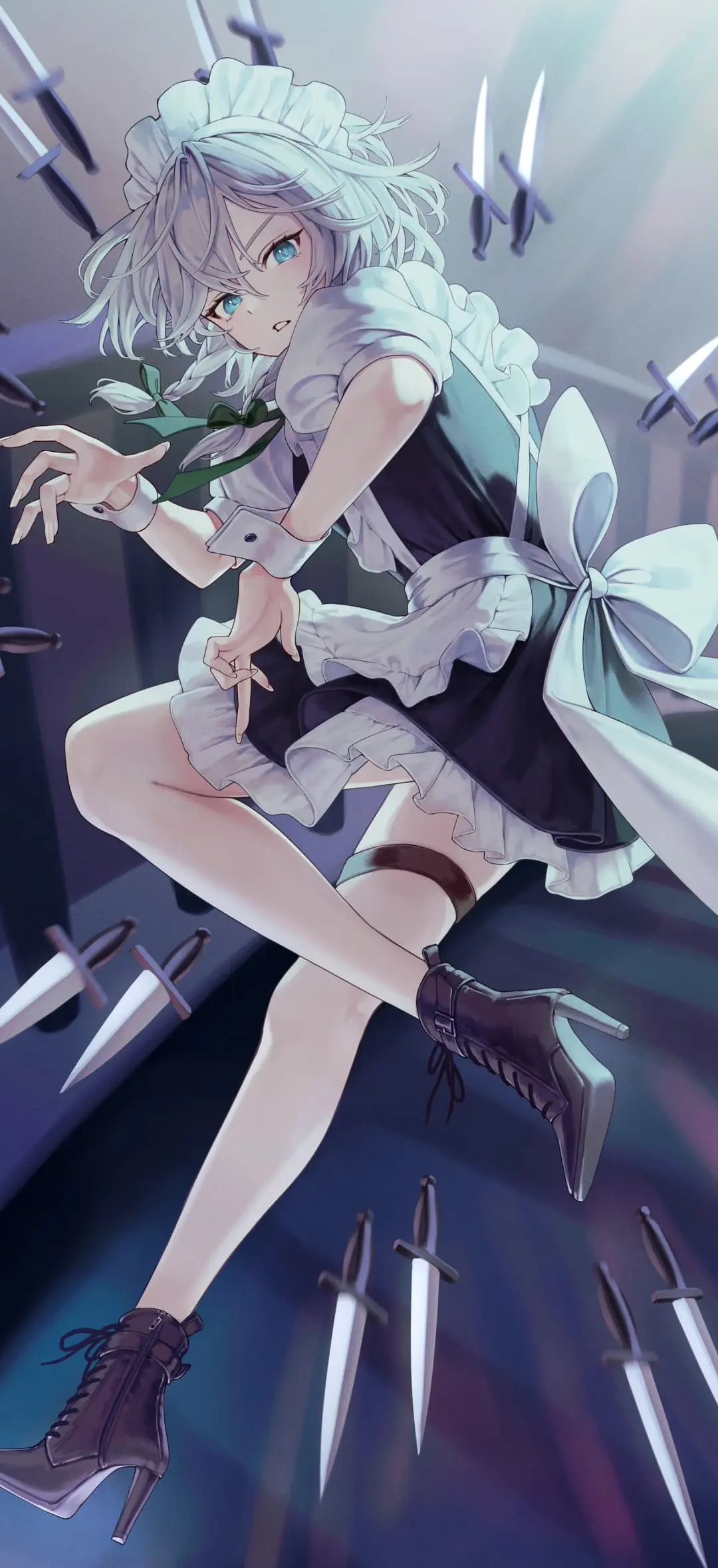 【动漫壁纸】绝区零 伊芙琳 银发女仆 初音未来 星穹铁道 流萤 遐蝶 蔚蓝档案 早濑优香 教室趴在课桌上的女高 插画美图推荐 壁纸-第12张
