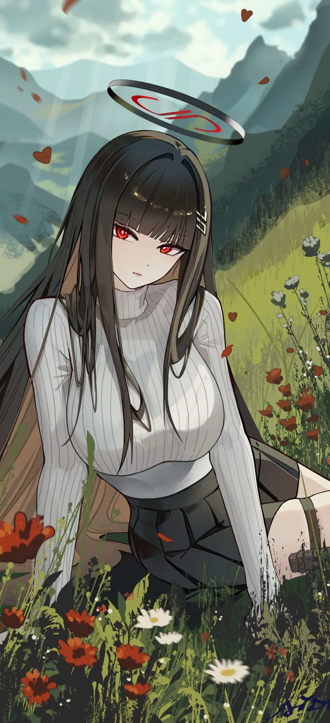 【动漫壁纸】绝区零 伊芙琳 银发女仆 初音未来 星穹铁道 流萤 遐蝶 蔚蓝档案 早濑优香 教室趴在课桌上的女高 插画美图推荐 壁纸-第14张
