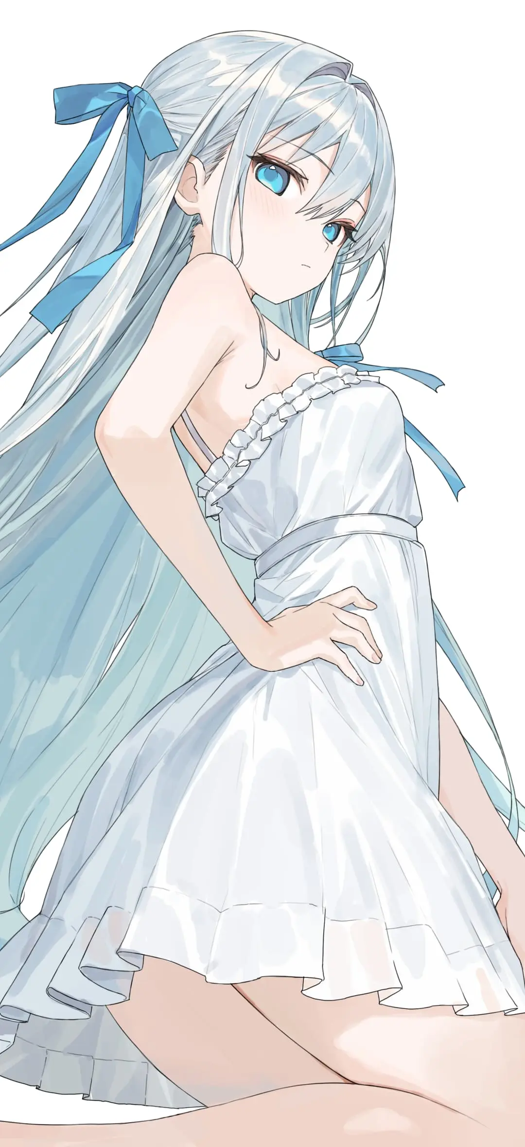 【动漫壁纸】绝区零 伊芙琳 银发女仆 初音未来 星穹铁道 流萤 遐蝶 蔚蓝档案 早濑优香 教室趴在课桌上的女高 插画美图推荐 壁纸-第17张