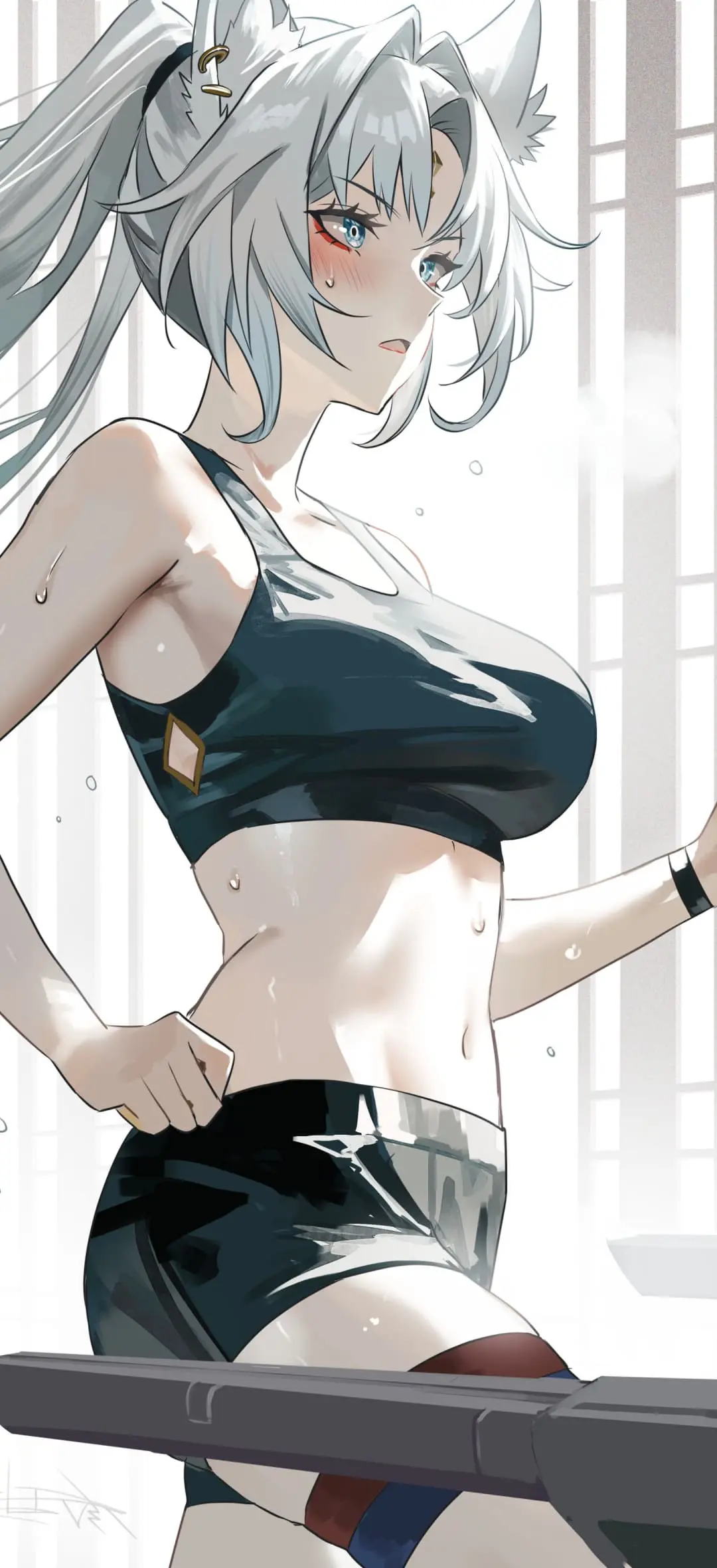 【动漫壁纸】明日方舟 阿米娅 特蕾西娅 短发女高美少女 蔚蓝档案 圣园未花 星穹铁道 遐蝶 流萤 插画美图推荐 手机壁纸-第5张