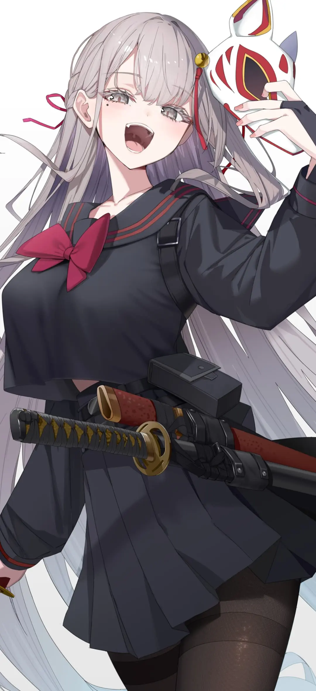 【动漫壁纸】明日方舟 阿米娅 特蕾西娅 短发女高美少女 蔚蓝档案 圣园未花 星穹铁道 遐蝶 流萤 插画美图推荐-公众号小姨ai