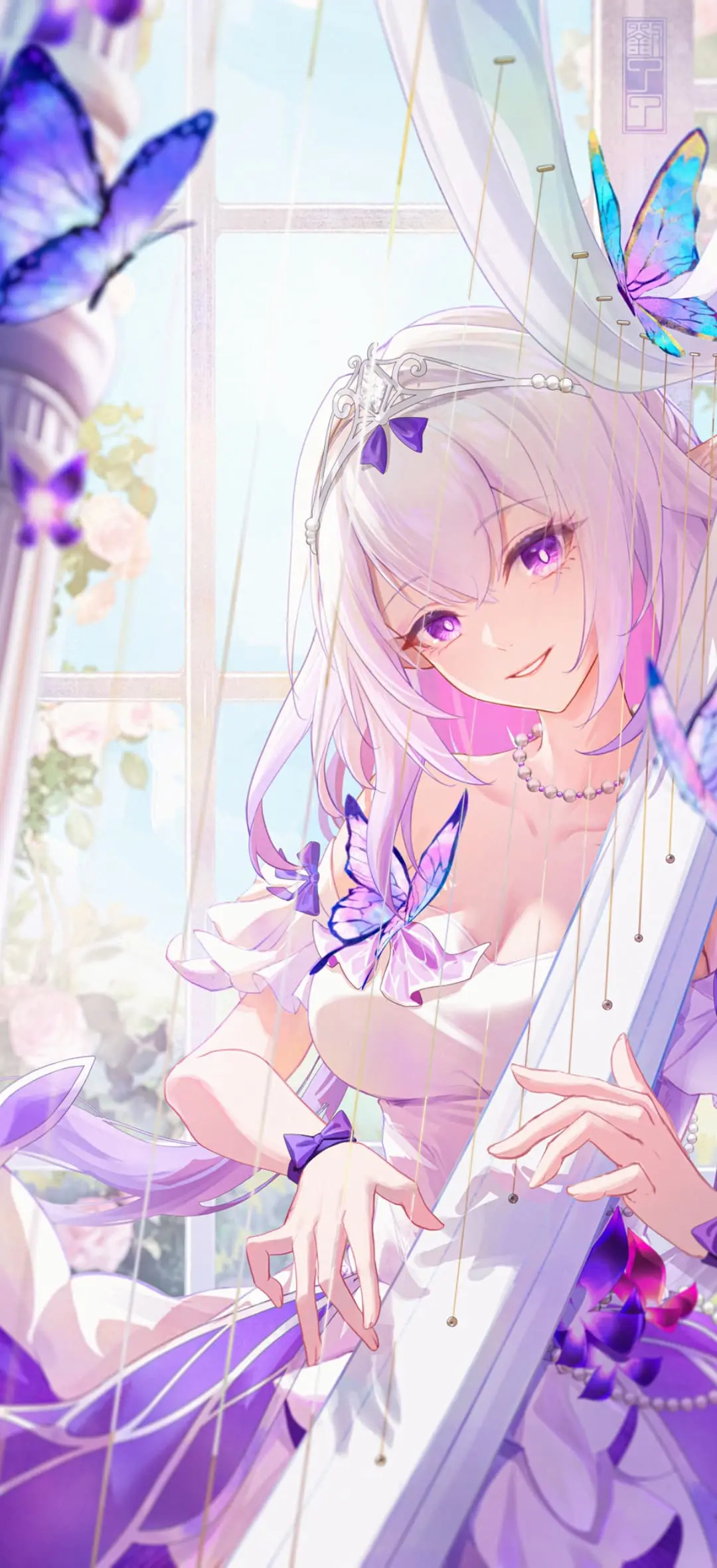 【动漫壁纸】明日方舟 阿米娅 特蕾西娅 短发女高美少女 蔚蓝档案 圣园未花 星穹铁道 遐蝶 流萤 插画美图推荐 手机壁纸-第12张