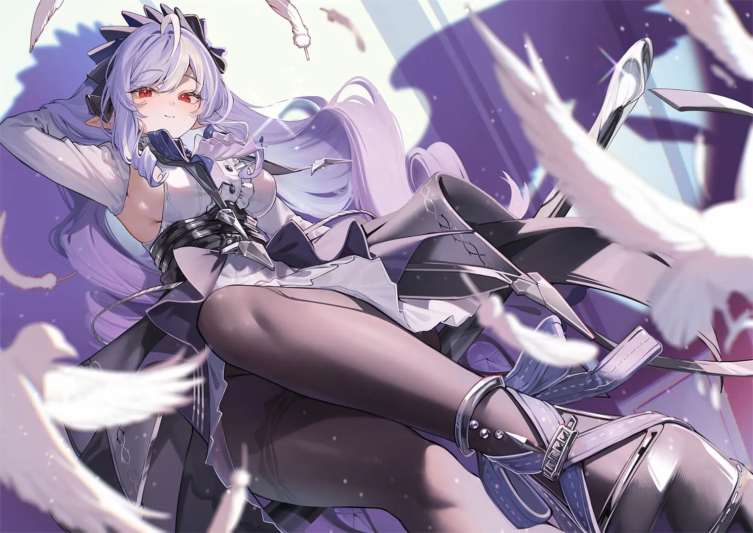 【动漫壁纸】蔚蓝档案 早濑优香 妃咲 虚拟主播 塞萊希·法娜 初音未来 小鲨鱼 插画美图推荐 手机壁纸-第12张