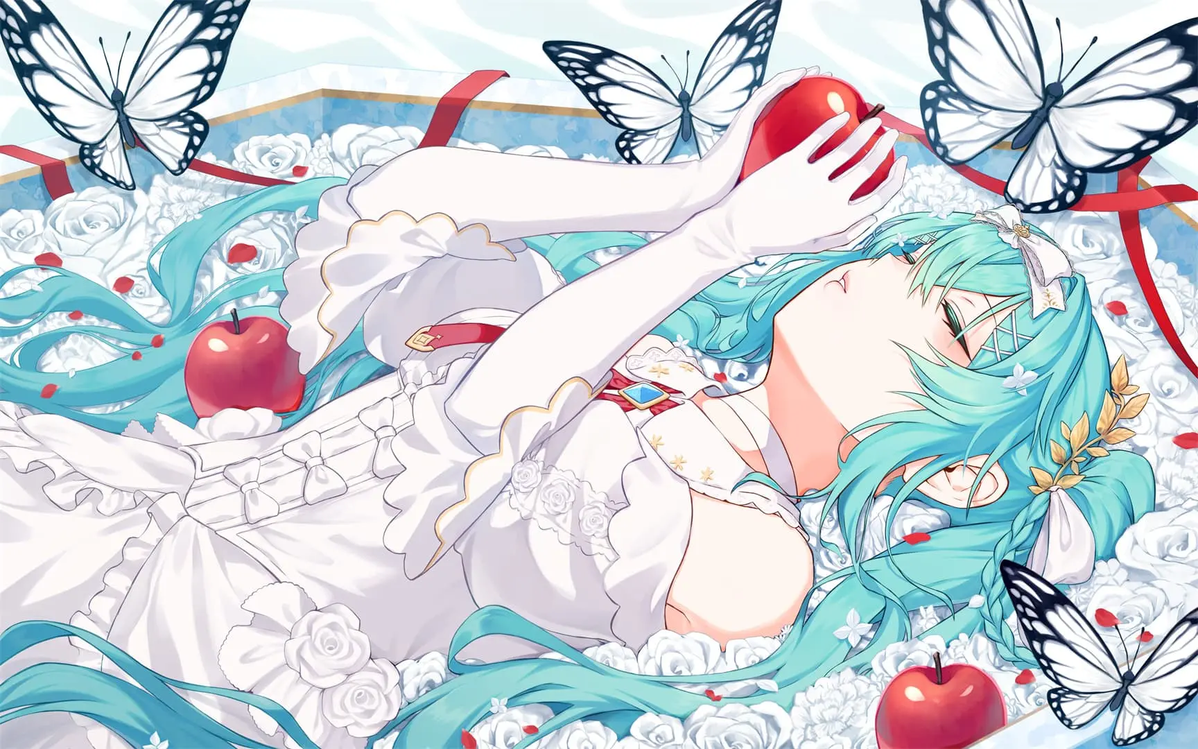 【动漫壁纸】蔚蓝档案 早濑优香 妃咲 虚拟主播 塞萊希·法娜 初音未来 小鲨鱼 插画美图推荐 手机壁纸-第16张