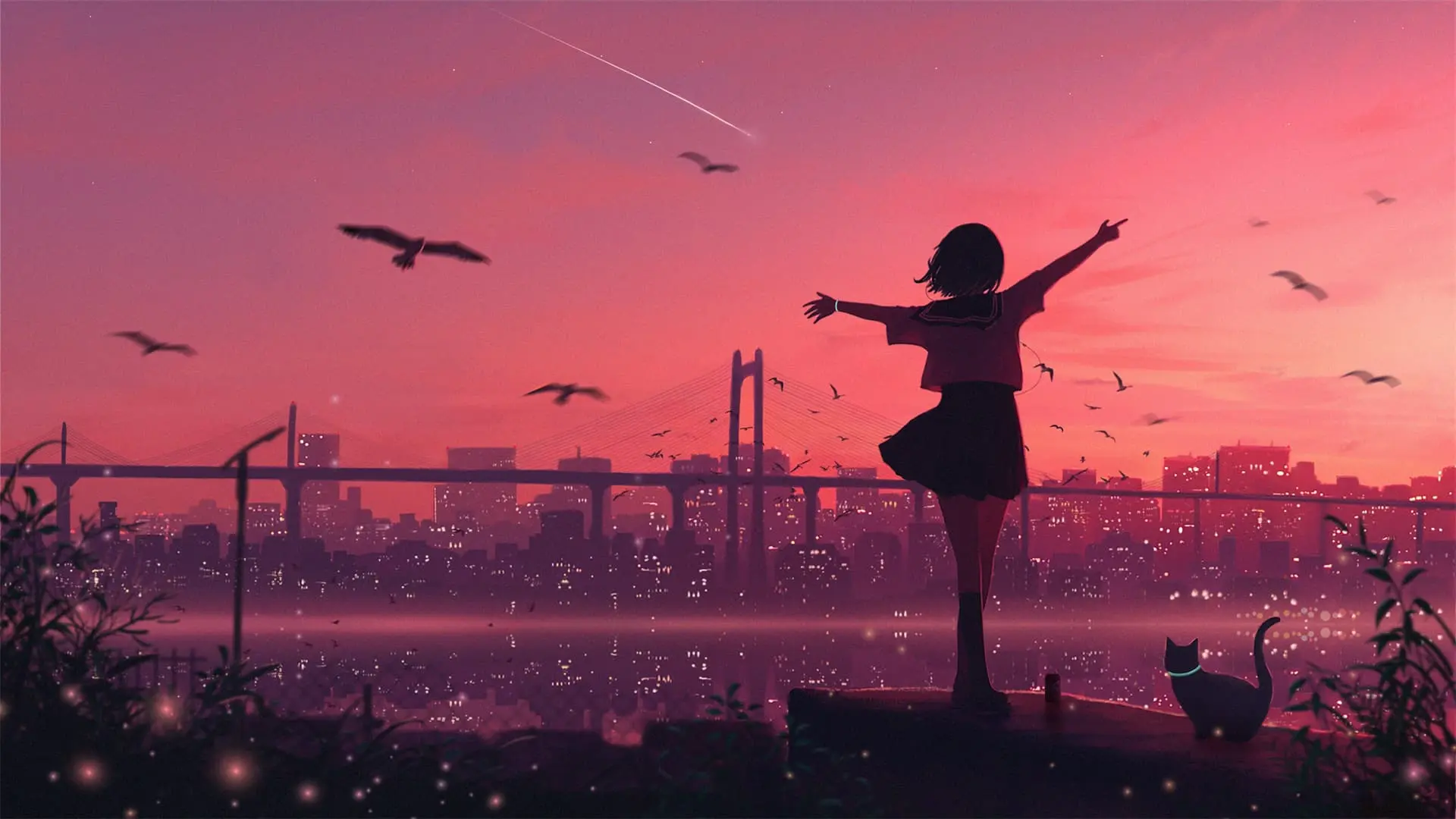 【动漫壁纸】蔚蓝档案 早濑优香 妃咲 虚拟主播 塞萊希·法娜 初音未来 小鲨鱼 插画美图推荐 手机壁纸-第17张