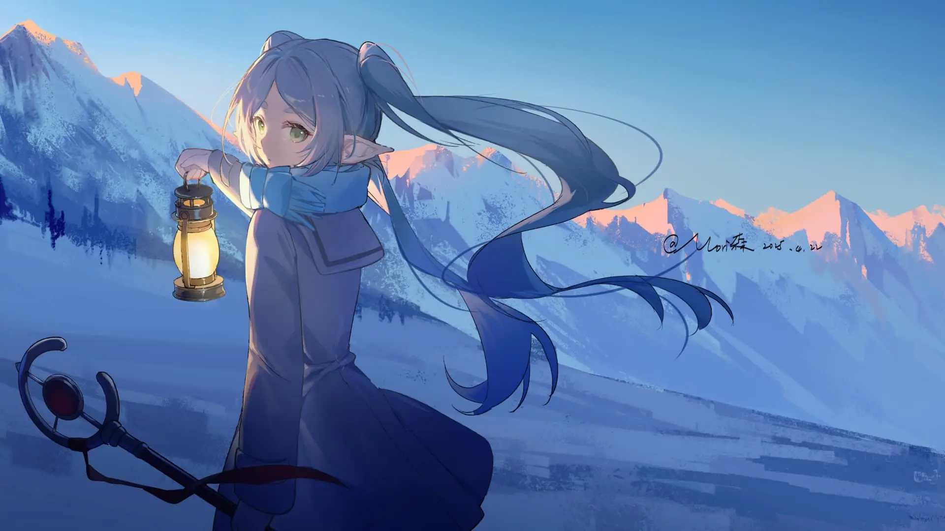 【动漫壁纸】女仆美少女 初音未来 蔚蓝档案 妃咲JK装 插画美图推荐 壁纸-第13张