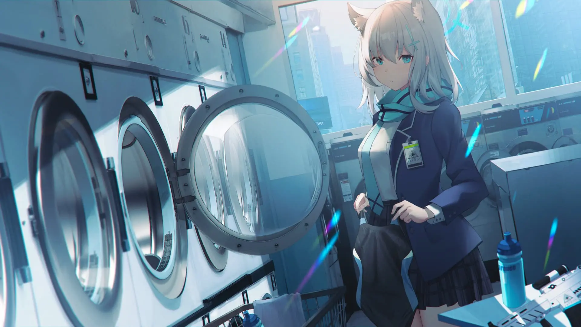 【动漫壁纸】女仆美少女 初音未来 蔚蓝档案 妃咲JK装 插画美图推荐 壁纸-第14张