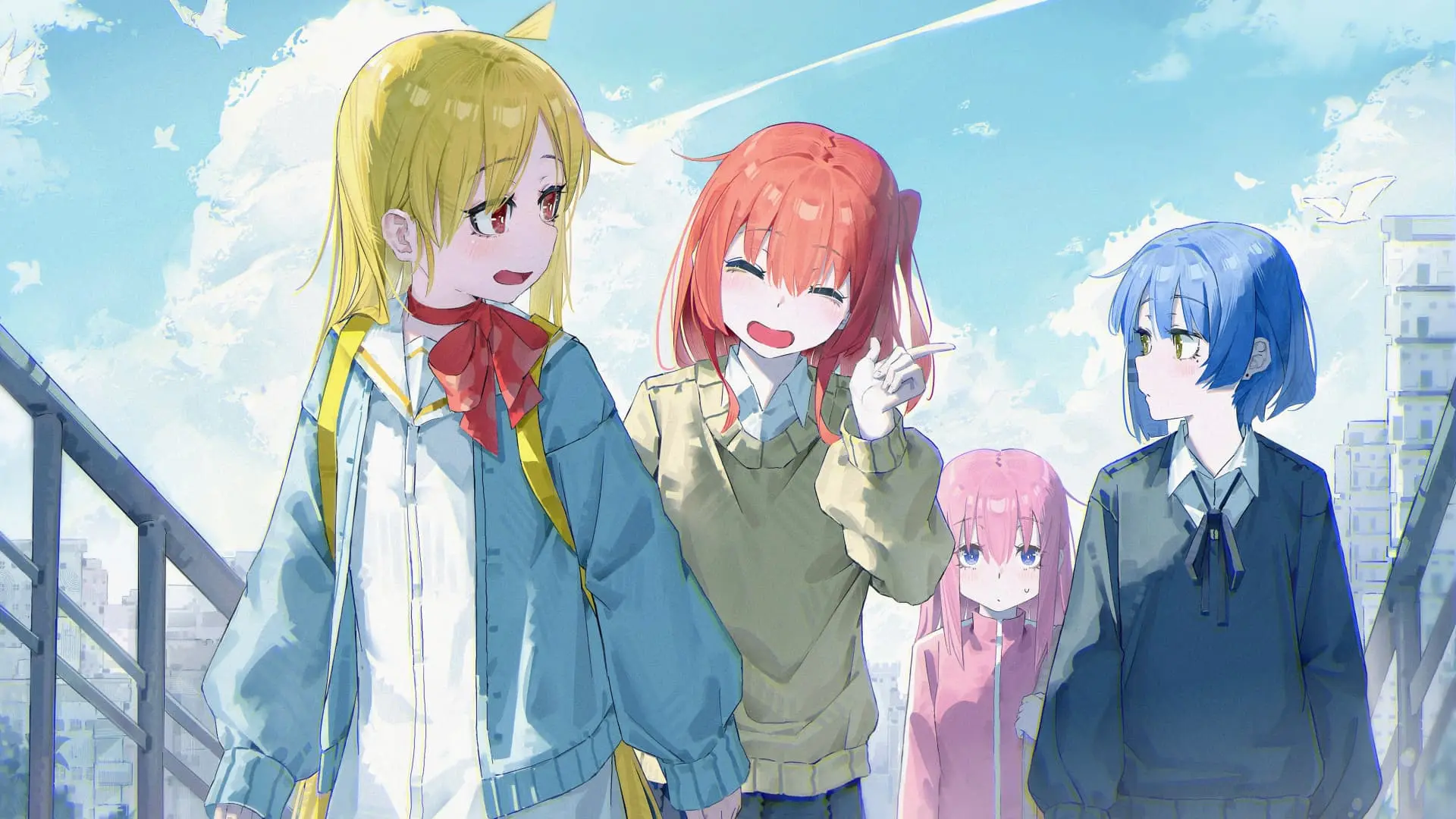 【动漫壁纸】女仆美少女 初音未来 蔚蓝档案 妃咲JK装 插画美图推荐 壁纸-第16张