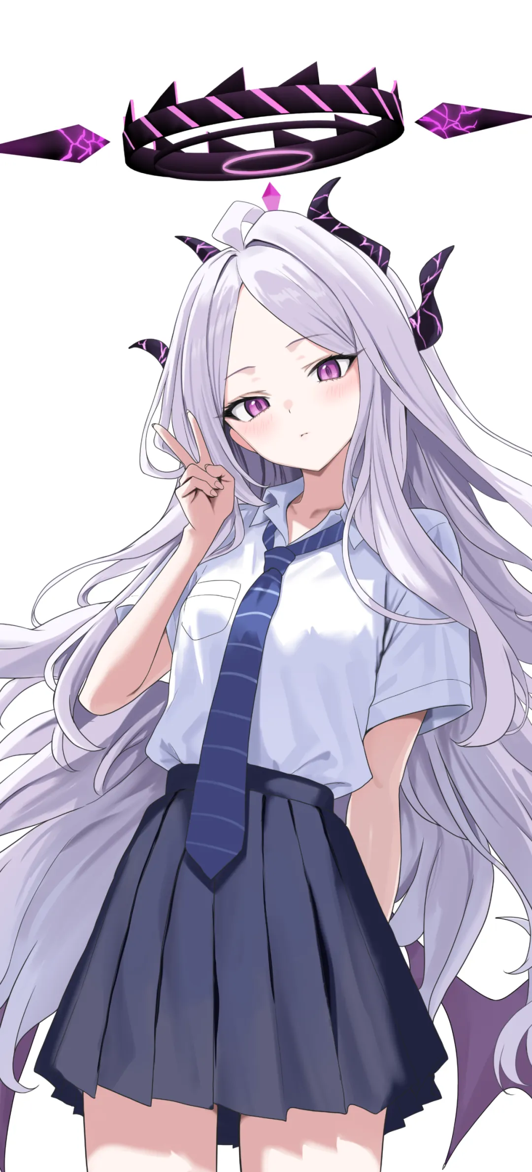【动漫壁纸】女仆美少女 初音未来 蔚蓝档案 妃咲JK装 插画美图推荐 壁纸-第1张
