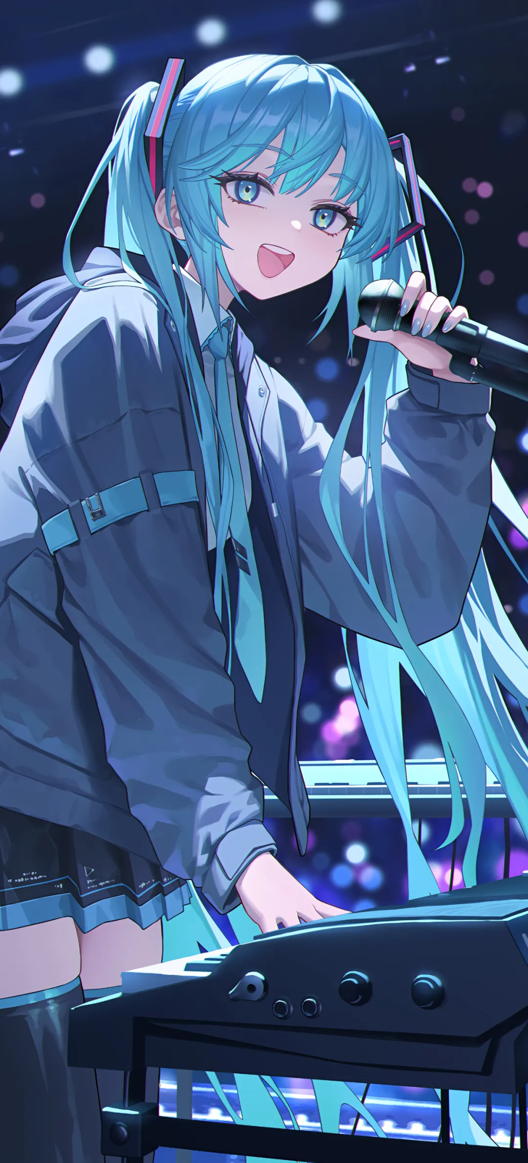 【动漫壁纸】女仆美少女 初音未来 蔚蓝档案 妃咲JK装 插画美图推荐 壁纸-第8张