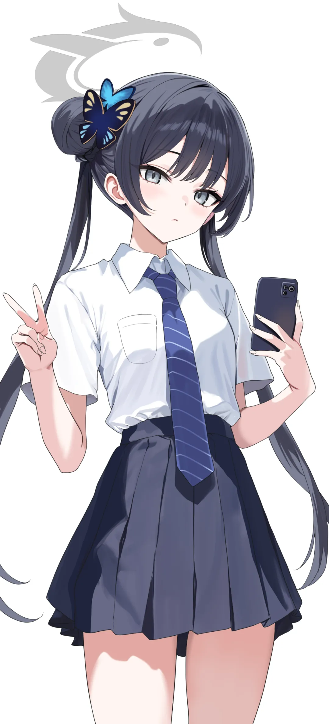 【动漫壁纸】女仆美少女 初音未来 蔚蓝档案 妃咲JK装 插画美图推荐 壁纸-第10张