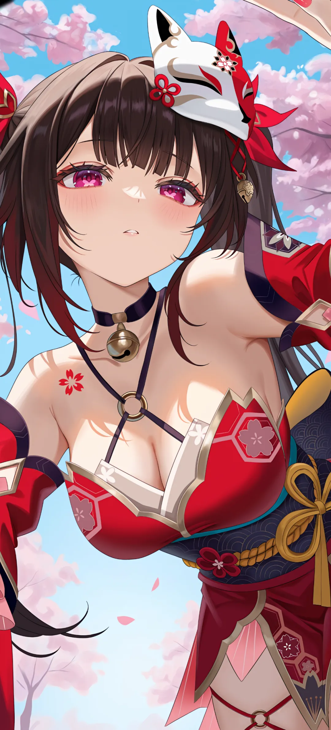 【动漫壁纸】原神 甘雨 瓦蕾莎 蔚蓝档案 早濑优香 粉毛兽耳美少女 星穹铁道 花火 插画美图推荐-公众号小姨ai