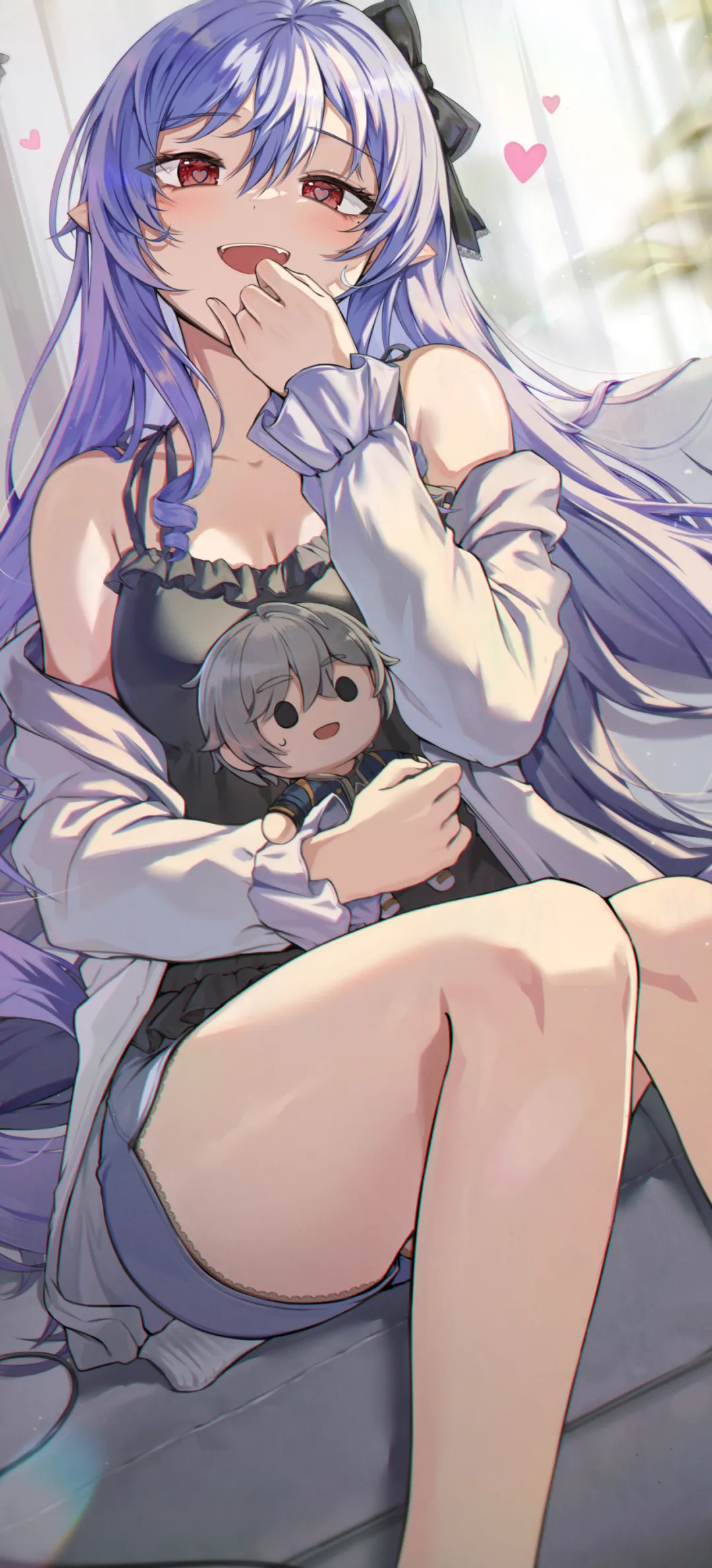 【动漫壁纸】原神 甘雨 瓦蕾莎 蔚蓝档案 早濑优香 粉毛兽耳美少女 星穹铁道 花火 插画美图推荐 壁纸-第4张