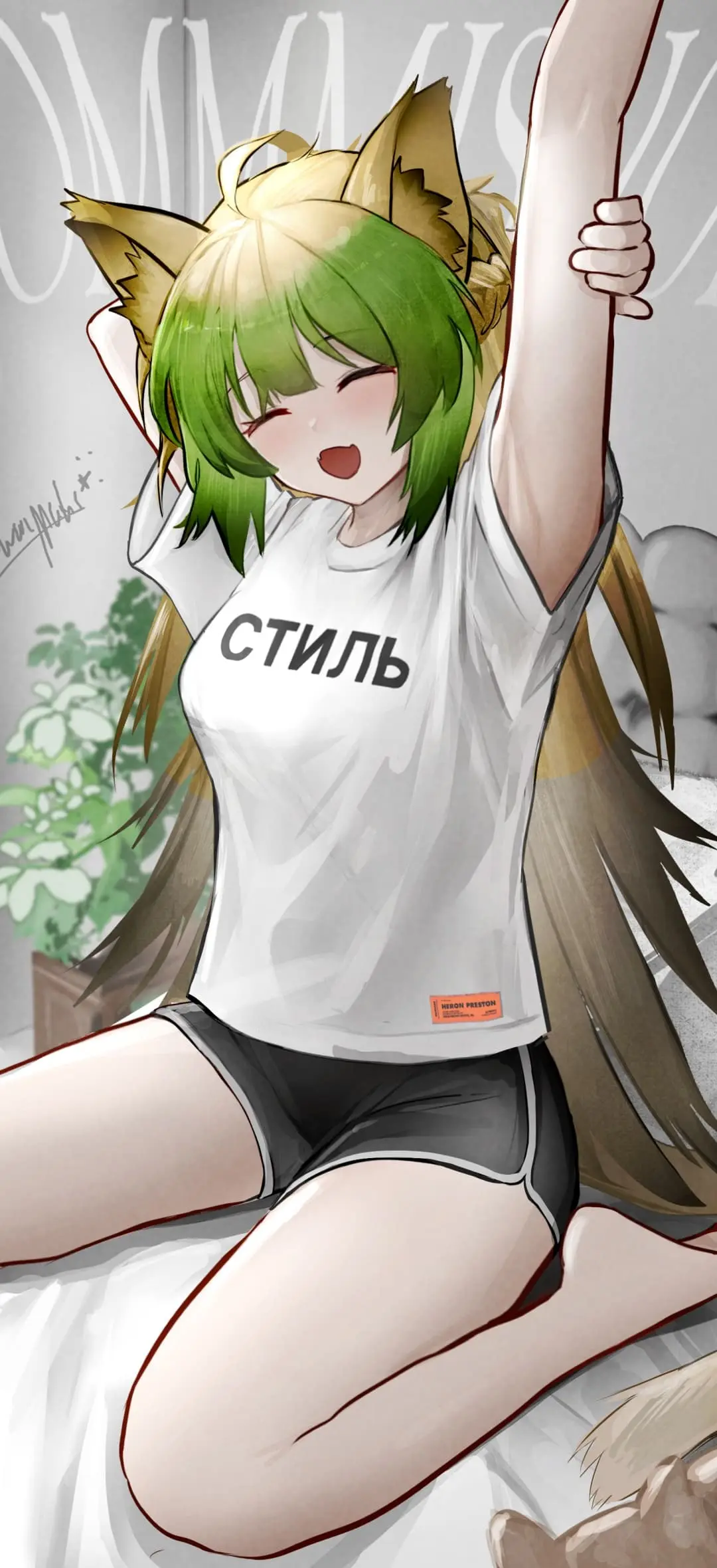 【动漫壁纸】 明日方舟 黍 蔚蓝档案 桐生桔梗 阿罗娜 小鲨鱼 原神 瓦蕾莎 学园偶像大师 十王星南 插画美图推荐-公众号小姨ai