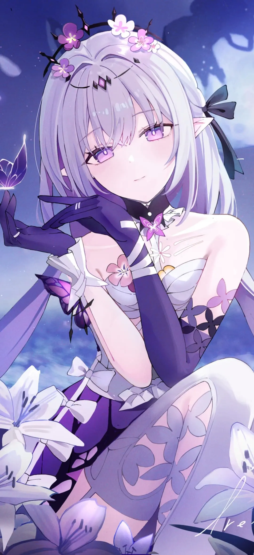 【动漫壁纸】蔚蓝档案 砂狼白子 明日奈 初音未来 绝区零 精灵耳 薇薇安 伊芙琳 星穹铁道 知更鸟 插画美图推荐 壁纸-第2张